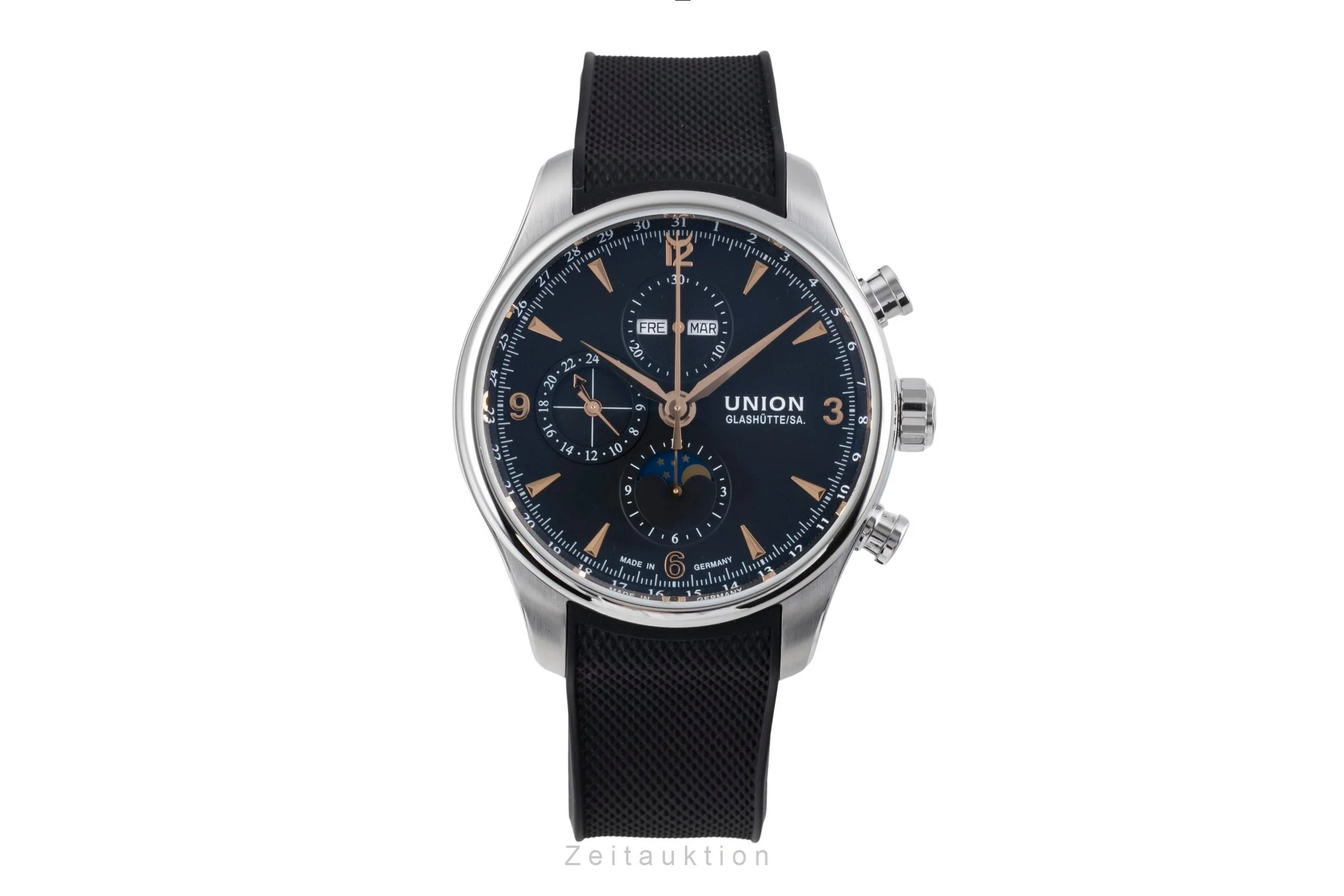 Union Glashütte Belisar chronograph steel automatic men's watch D0094251705701   [2506331] - Image 5