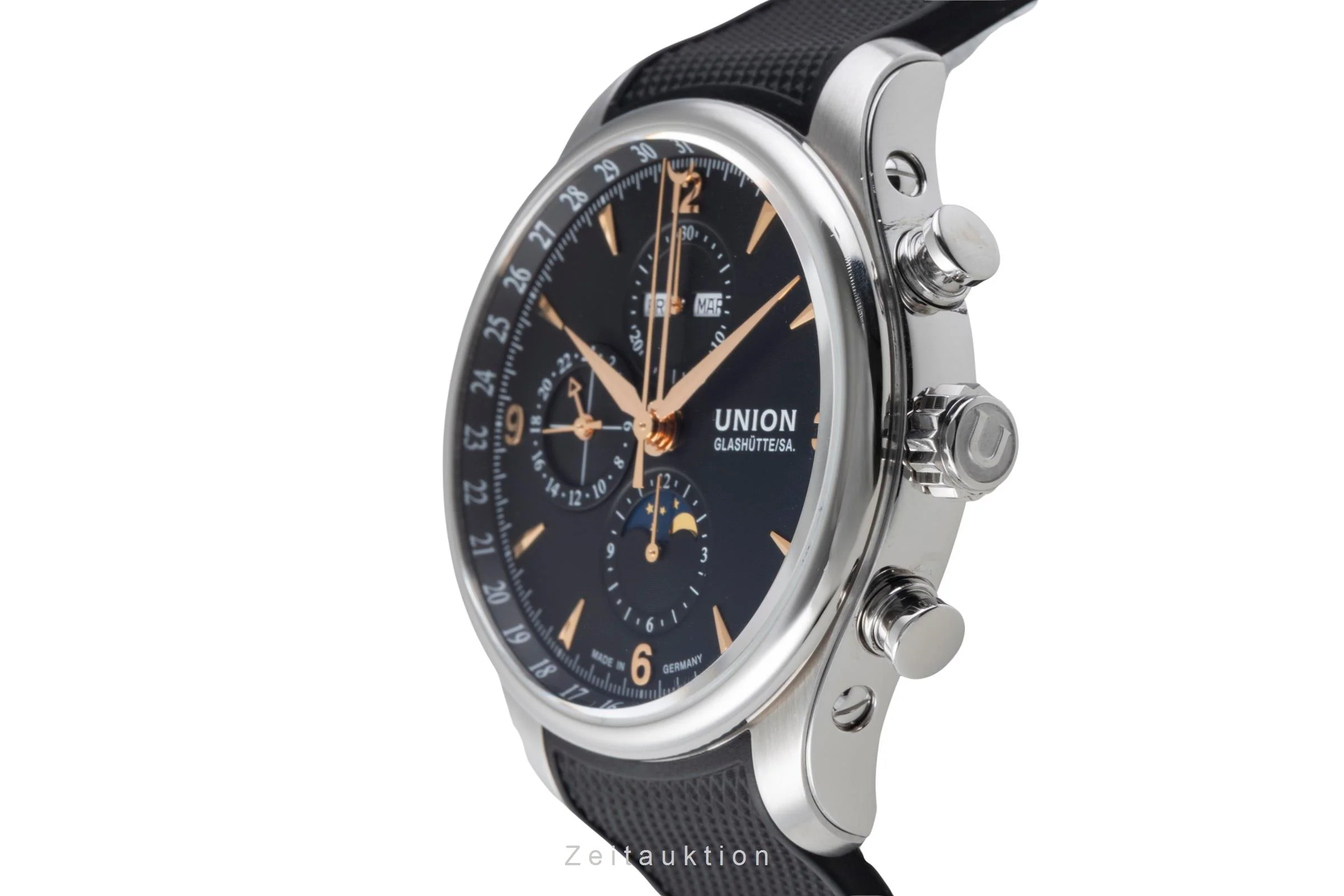 Union Glashütte Belisar chronograph steel automatic men's watch D0094251705701   [2506331] - Image 7