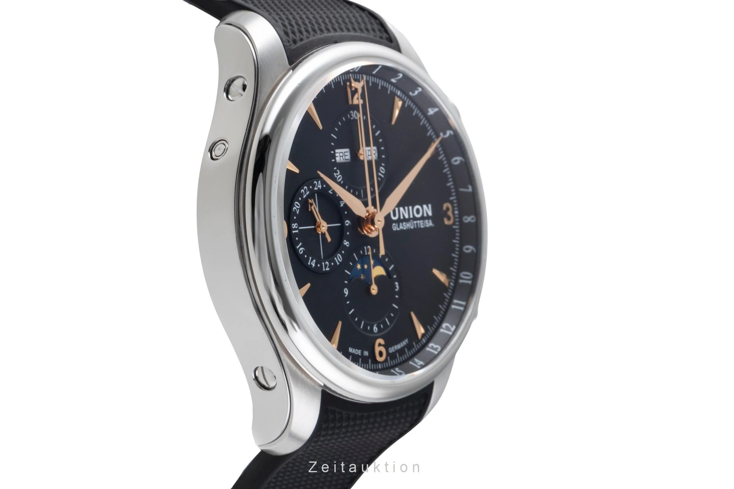 Union Glashütte Belisar chronograph steel automatic men's watch D0094251705701   [2506331] - Image 8