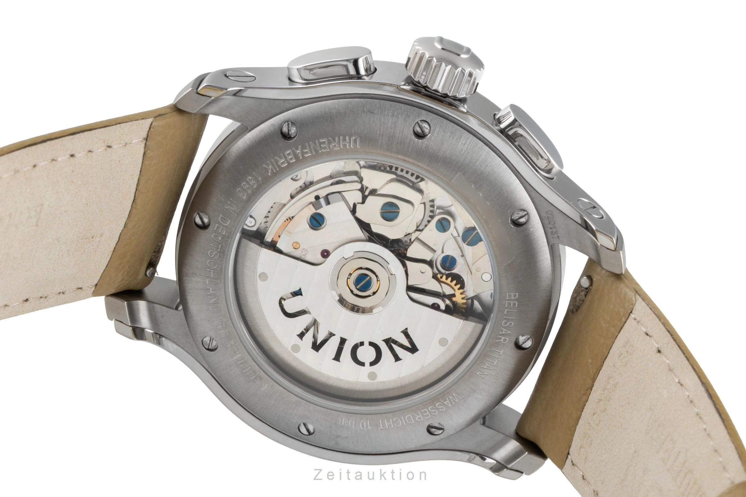 Union Glashütte Belisar chronograph titanium automatic men's watch D002.427.46.081.00  [2506158] - Image 12