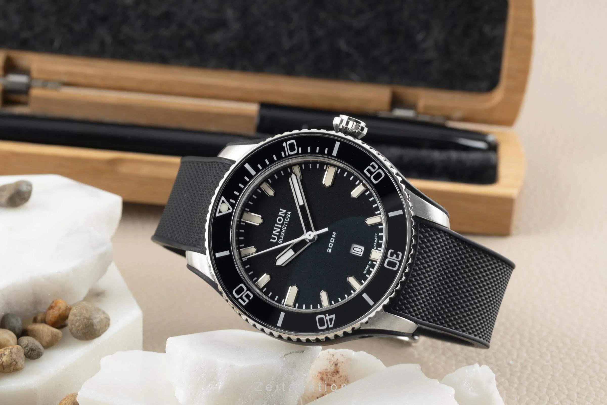 Union Glashütte Belisar steel automatic men's watch D 009.907 LP: 2300EUR  [2405122] - Image 2