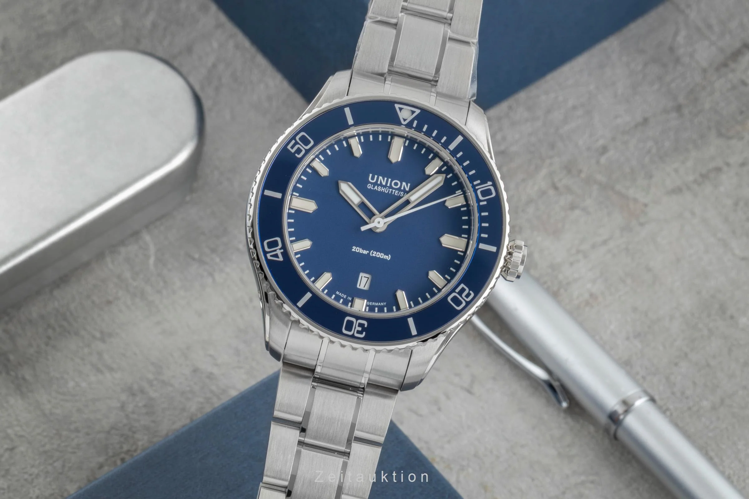 Union Glashütte Belisar steel automatic men's watch D009.907.11.047.00 LP: 2450EUR  [2507025] - Image 2