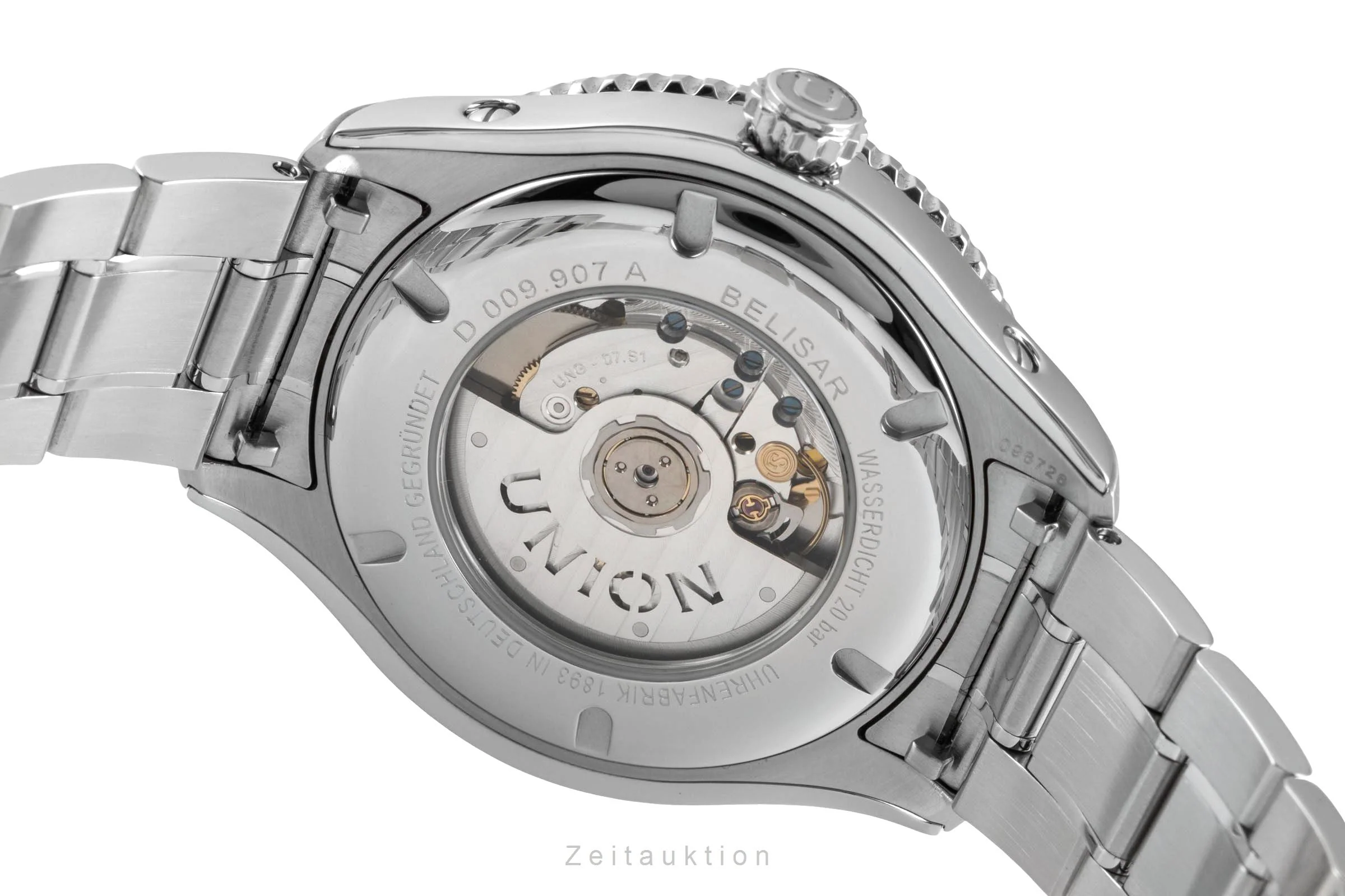 Union Glashütte Belisar steel automatic men's watch D009.907.11.047.00 LP: 2450EUR  [2600689] - Image 12