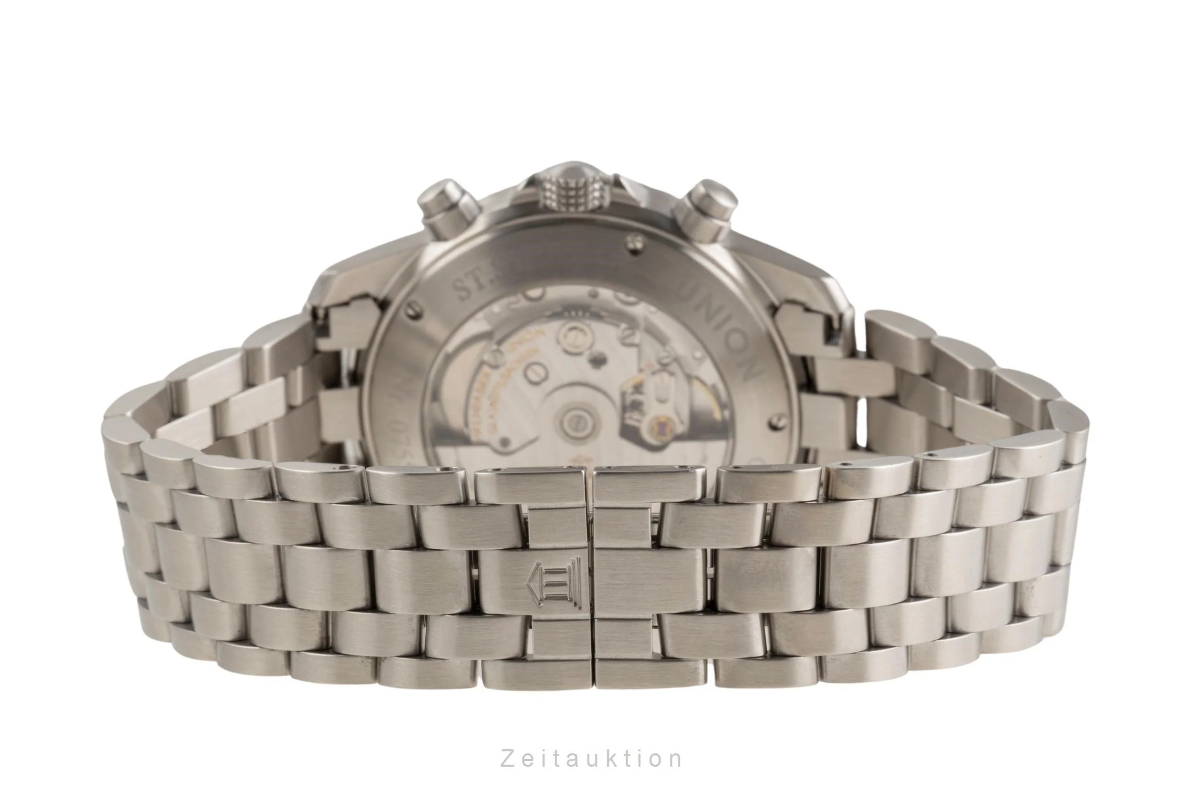 Union Glashütte Fliegeruhr chronograph steel automatic men's watch 26-32-09-05-10 LP: 3600EUR  [2303134] - Image 13