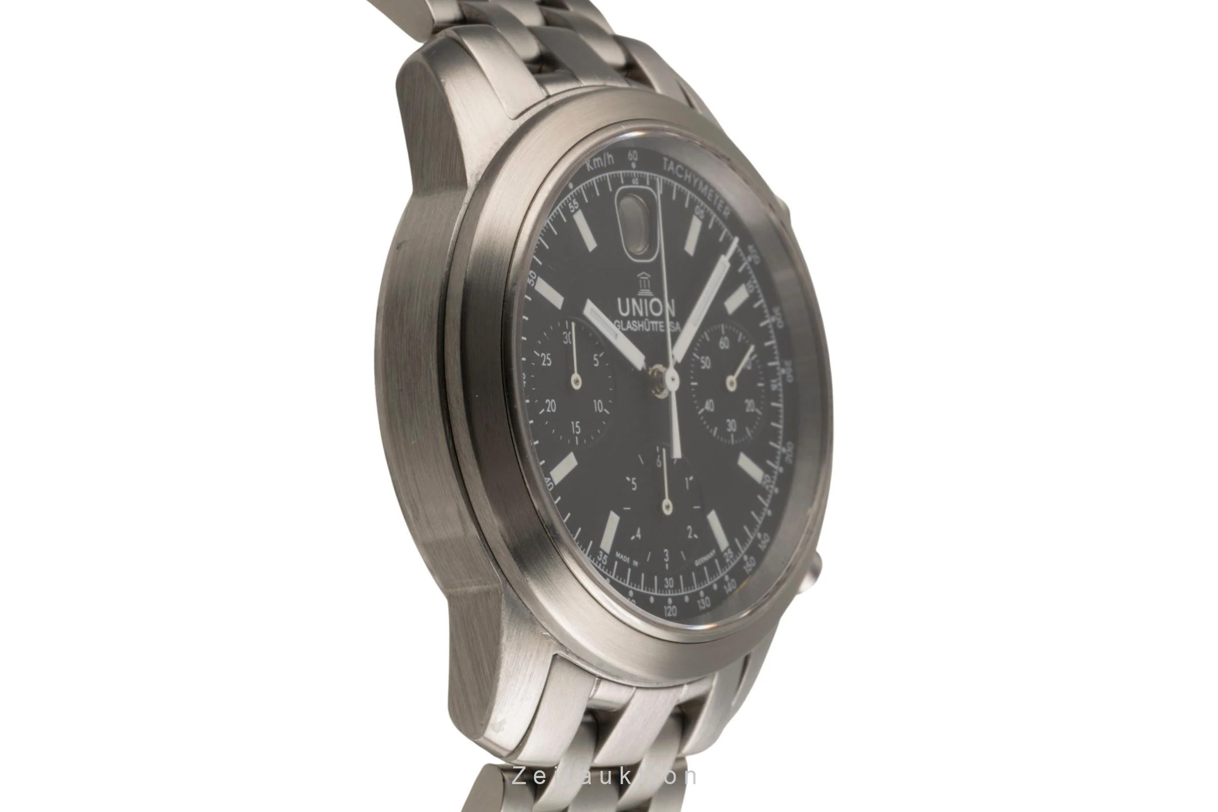 Union Glashütte Fliegeruhr chronograph steel automatic men's watch 26-32-09-05-10 LP: 3600EUR  [2303134] - Image 7