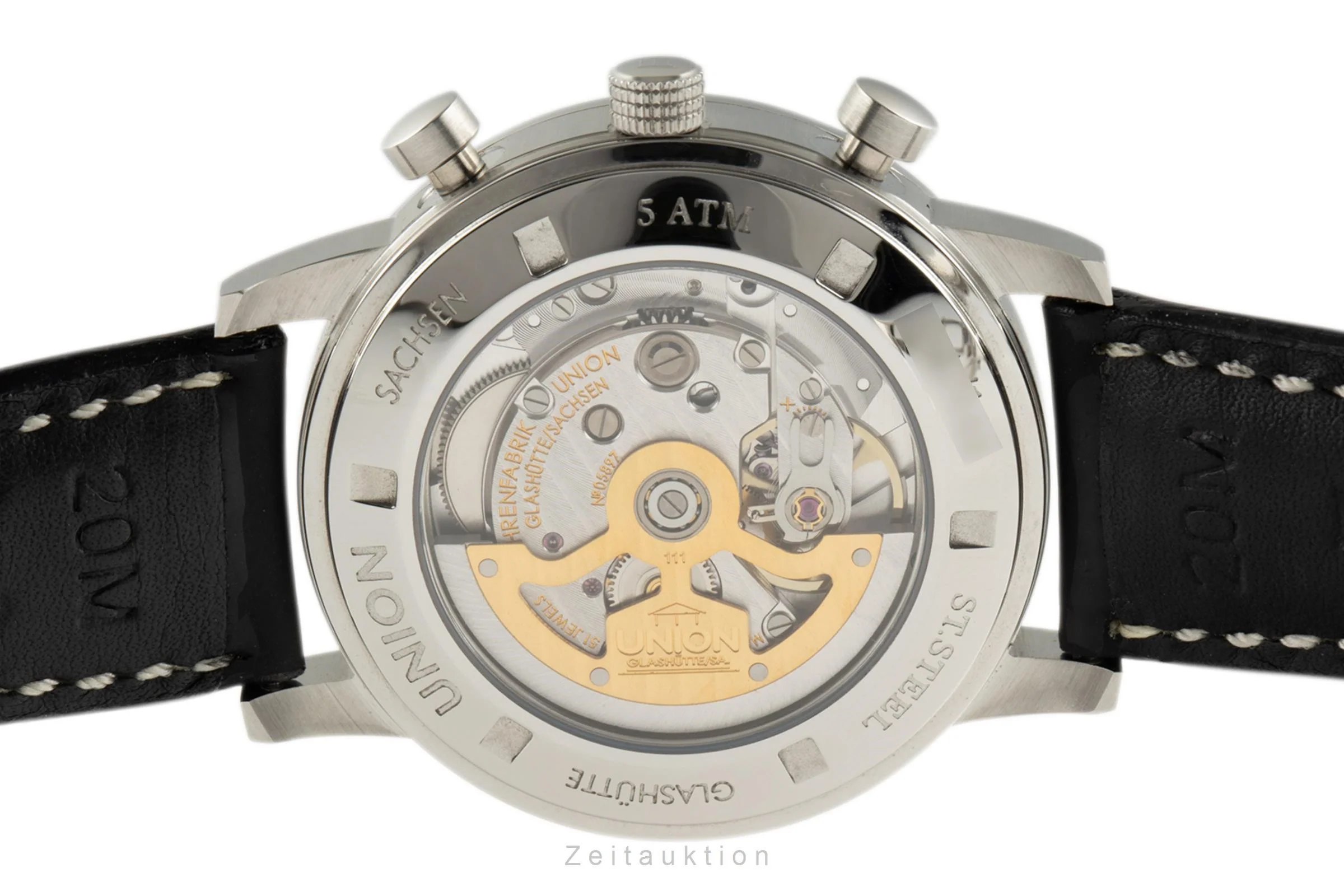 Union Glashütte Julius Bergter chronograph steel automatic men's watch 26-31-02-02-11  [2305500] - Image 10