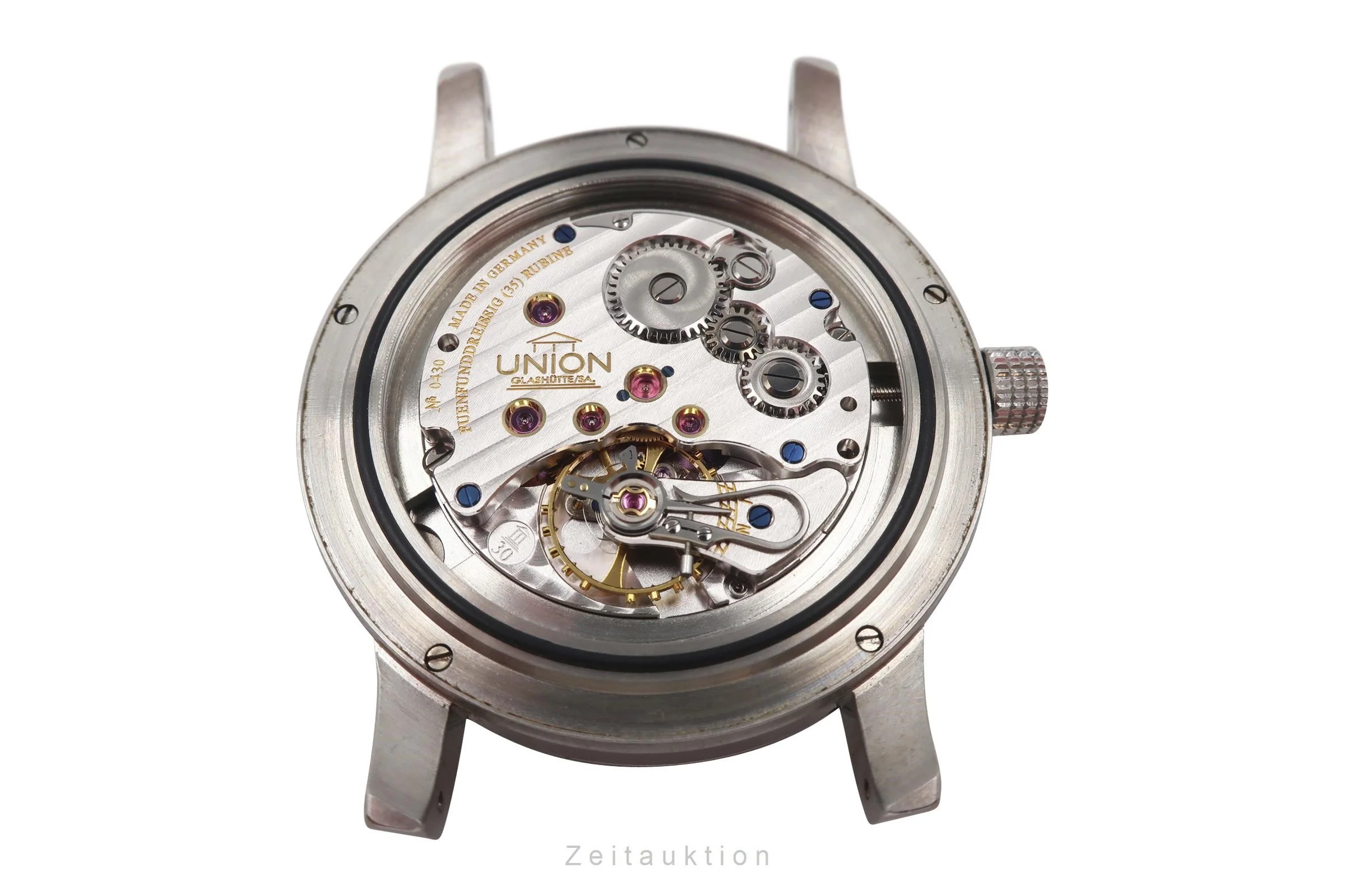 Union Glashütte Julius Bergter steel manual winding men's watch 30-03-01-02-10 Limited  [2108435] - Image 13