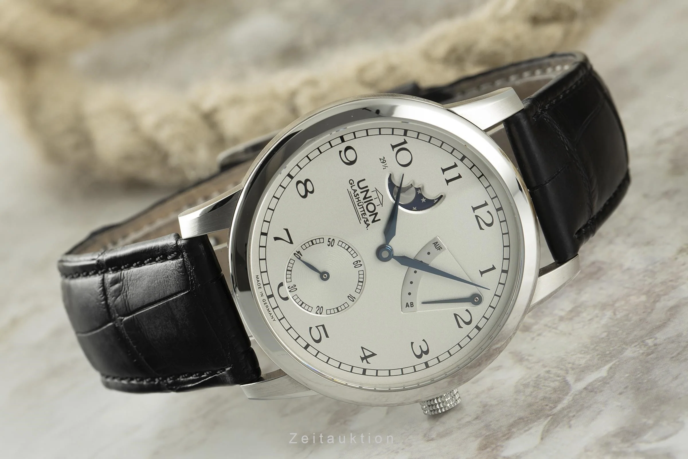 Union Glashütte Julius Bergter steel manual winding men's watch 30-03-01-02-10 Limited  [2108435] - Image 2