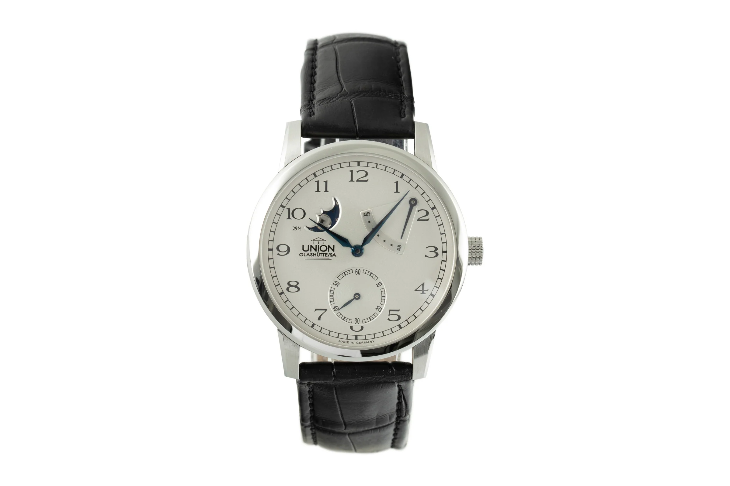 Union Glashütte Julius Bergter steel manual winding men's watch 30-03-01-02-10 Limited  [2108435] - Image 4