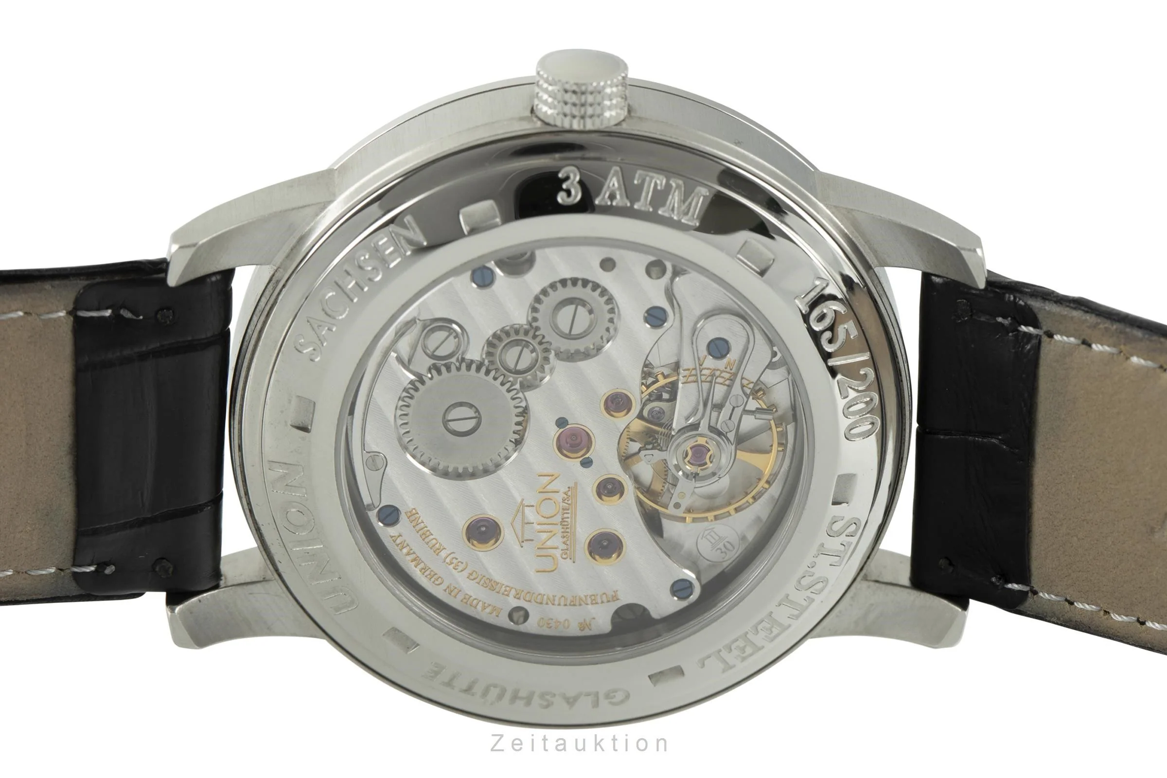 Union Glashütte Julius Bergter steel manual winding men's watch 30-03-01-02-10 Limited  [2108435] - Image 9