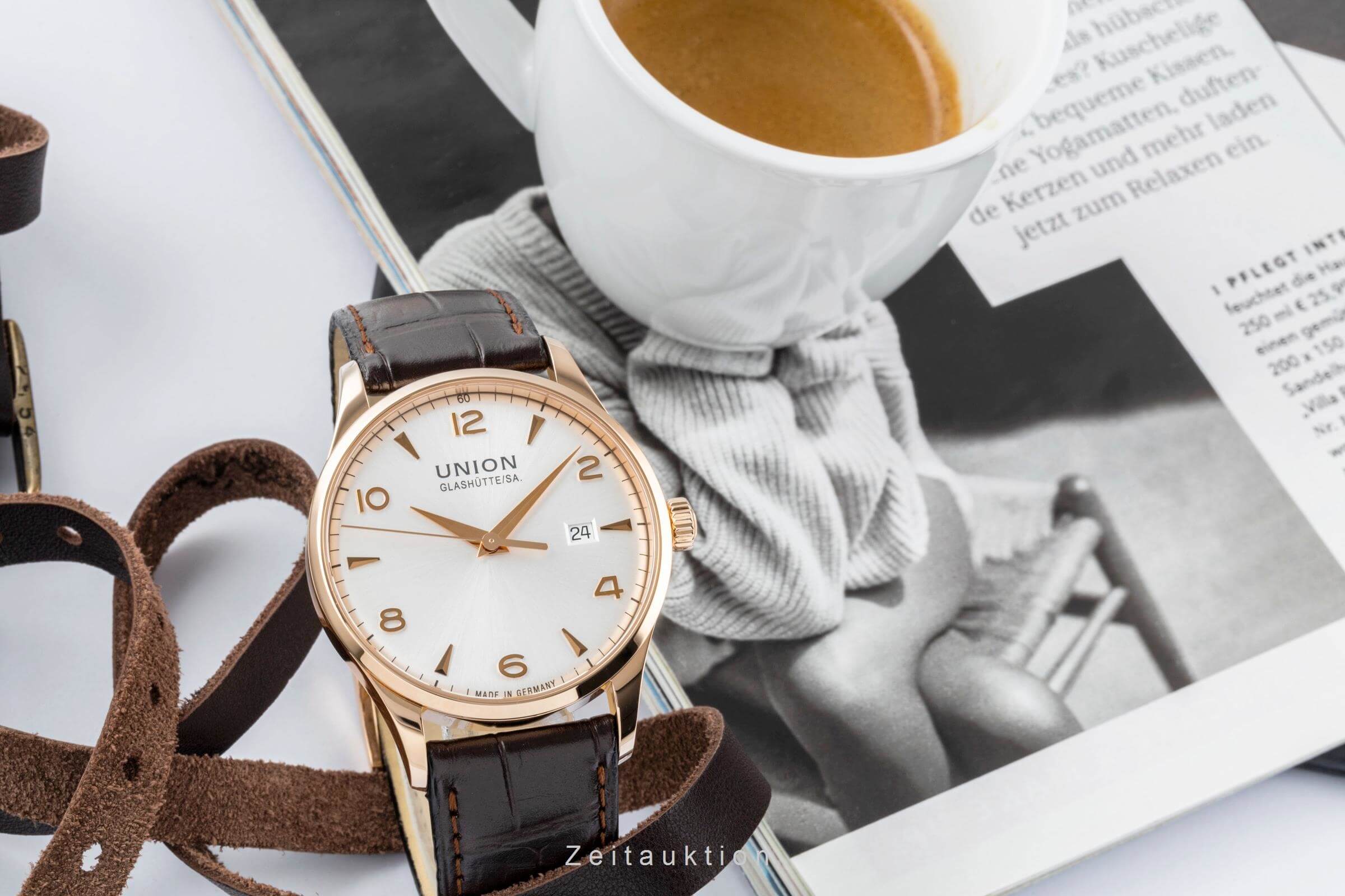 Union Glashütte Noramis 18 ct gold automatic men's watch D900.407.76.037.01 LP: 6900EUR  [2404220] - Image 14