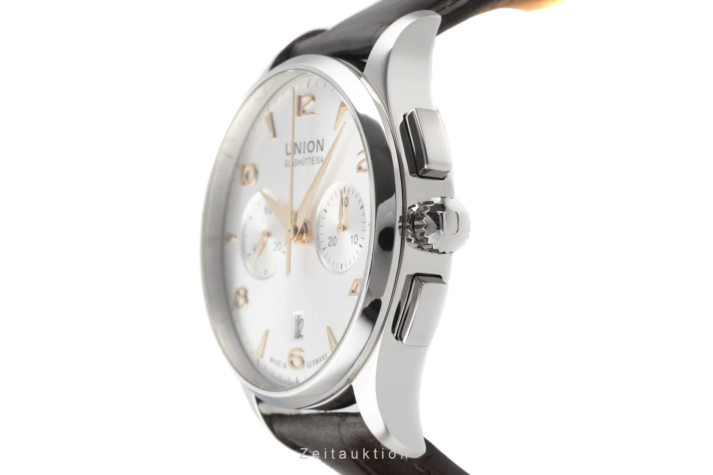 Union Glashütte Noramis chronograph steel automatic men's watch D005.427.16.037.01 LP: 2950EUR  [2202631] - Image 2