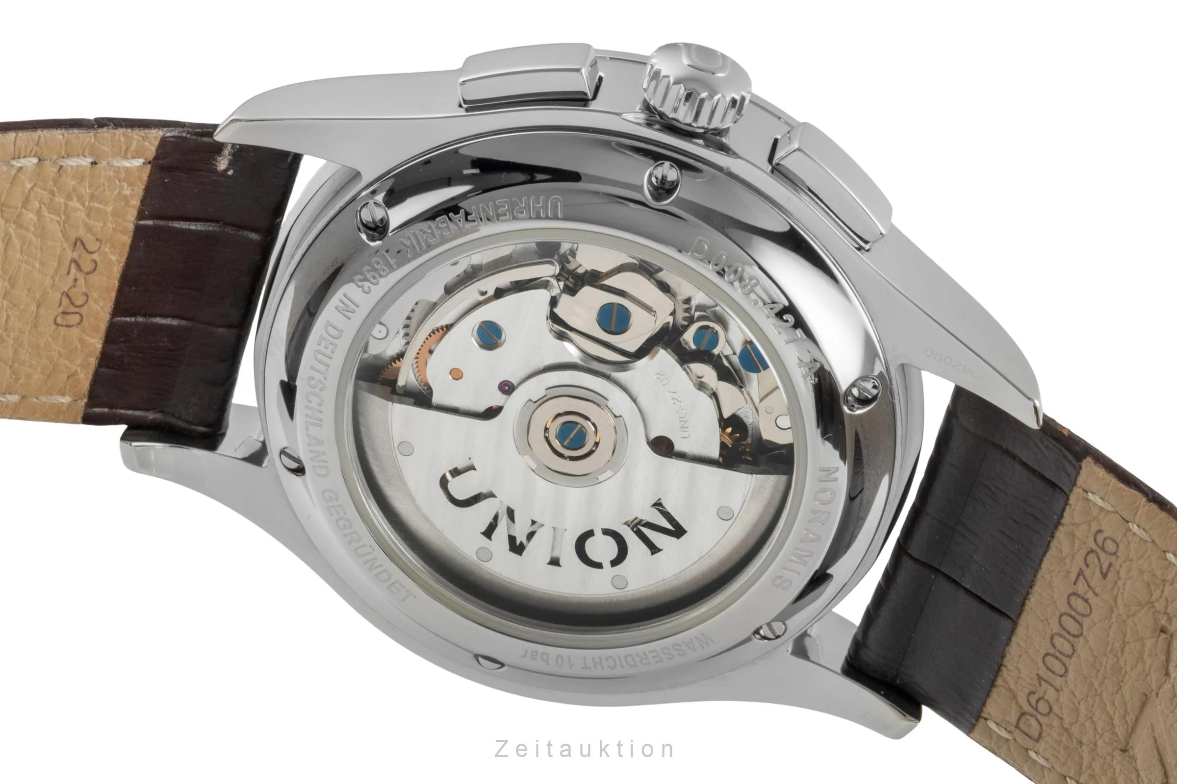 Union Glashütte Noramis chronograph steel automatic men's watch D008.427.16.017.00  [2505753] - Image 13