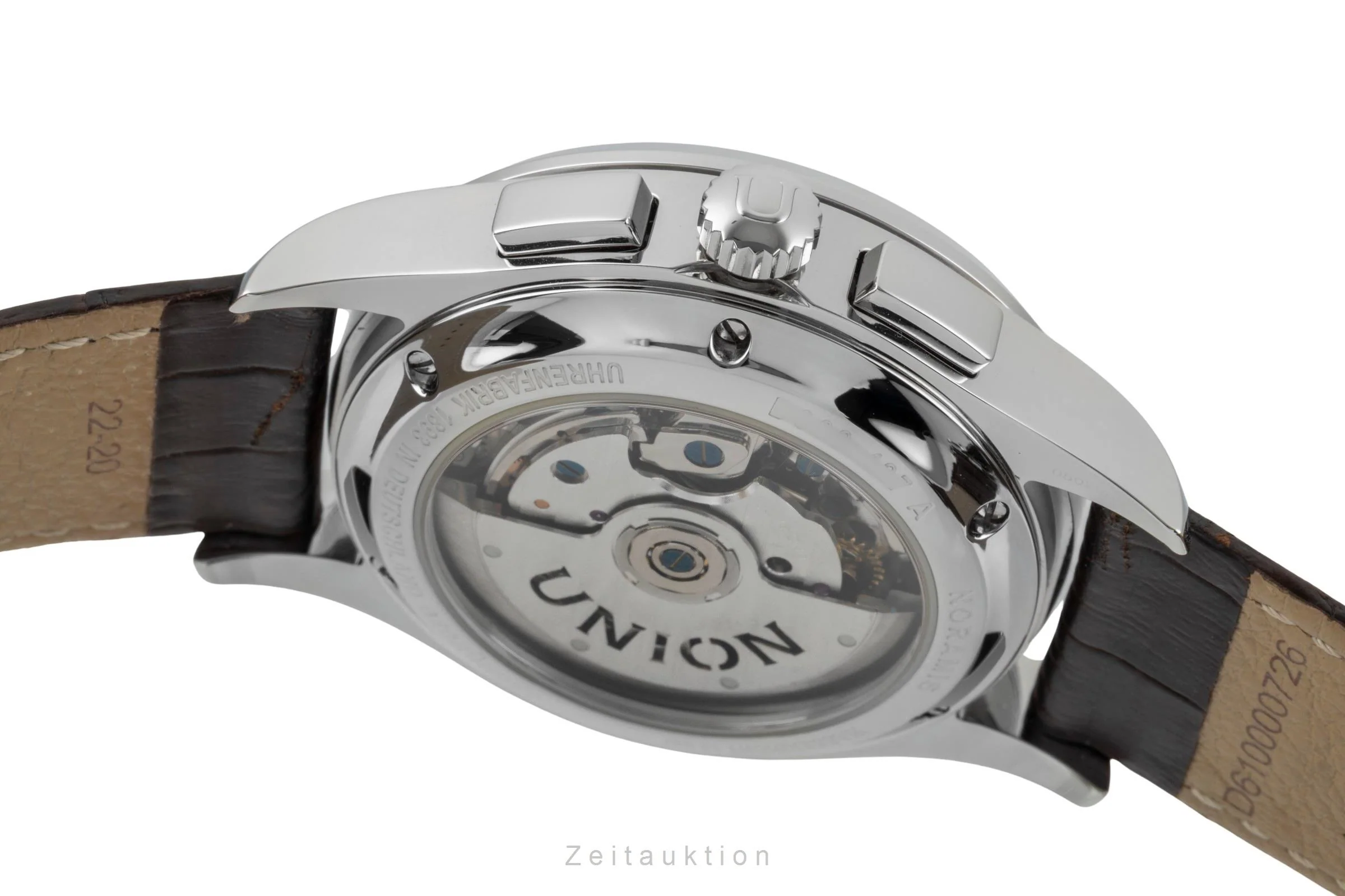 Union Glashütte Noramis chronograph steel automatic men's watch D008.427.16.017.00  [2600847] - Image 12