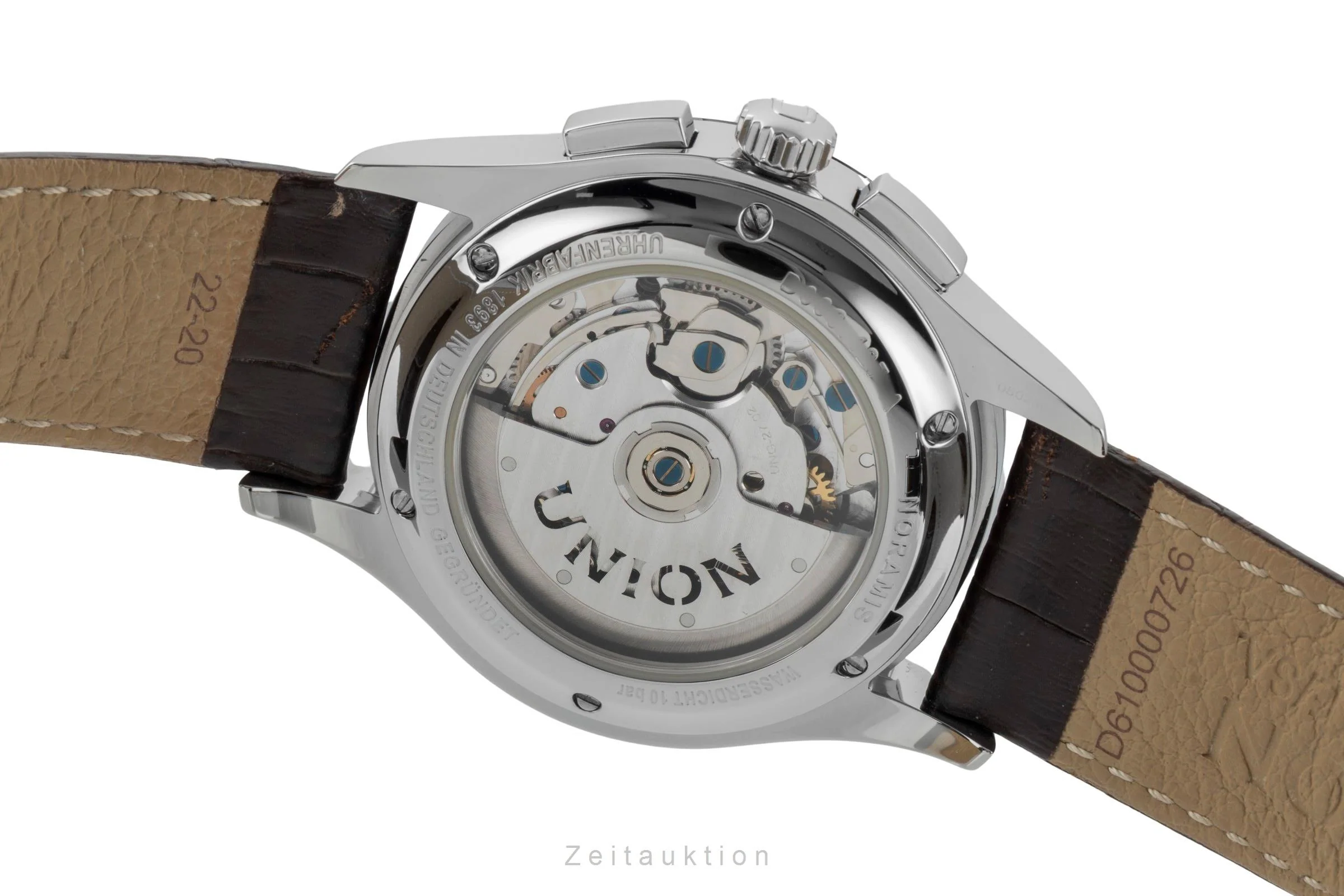 Union Glashütte Noramis chronograph steel automatic men's watch D008.427.16.017.00  [2600847] - Image 13
