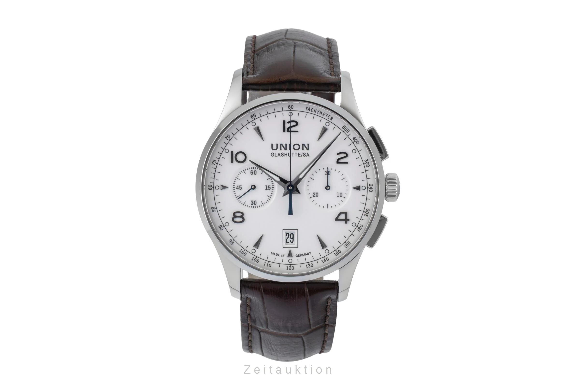Union Glashütte Noramis chronograph steel automatic men's watch D008.427.16.017.00  [2600847] - Image 5