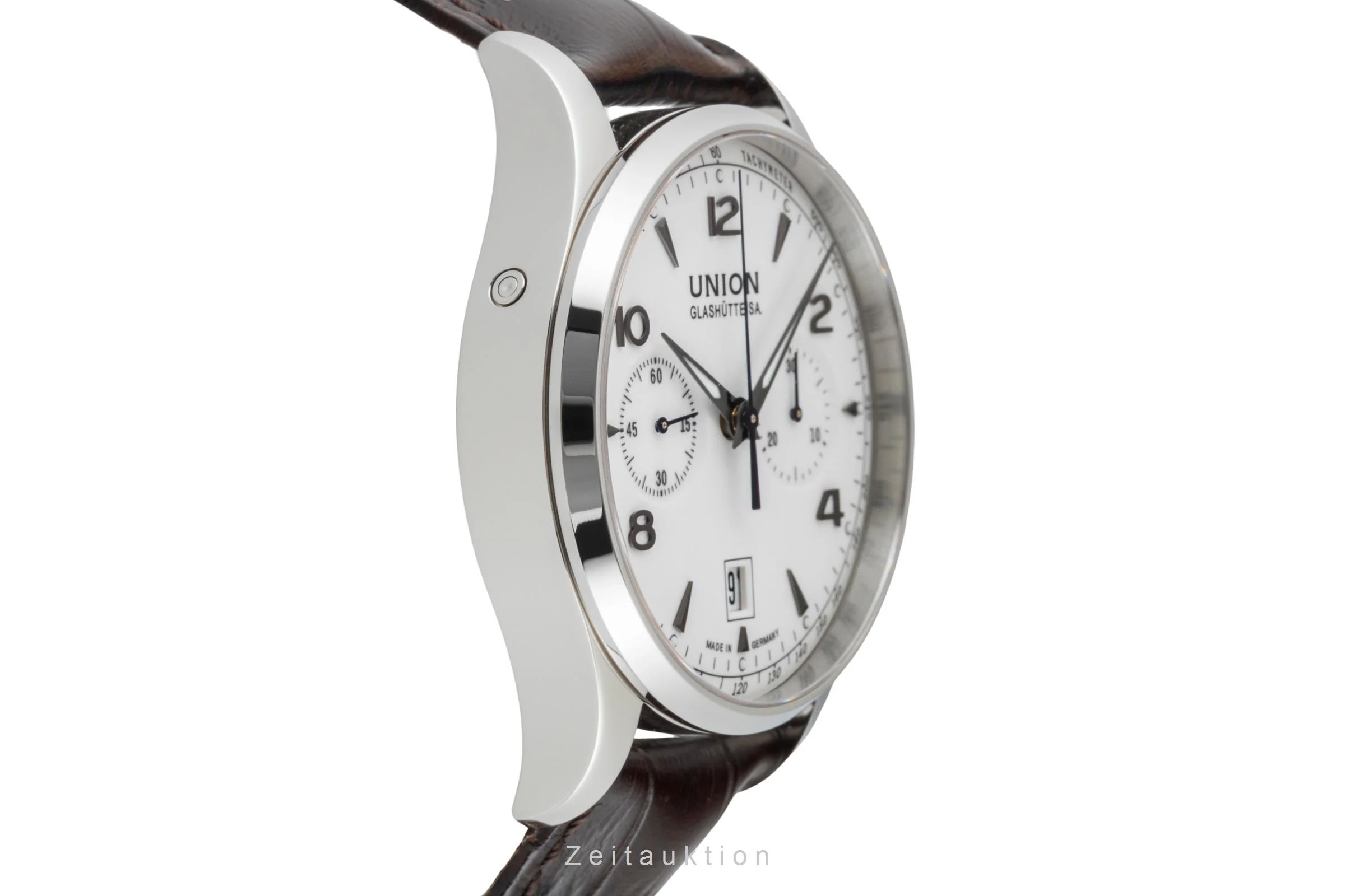 Union Glashütte Noramis chronograph steel automatic men's watch D008.427.16.017.00  [2600847] - Image 7