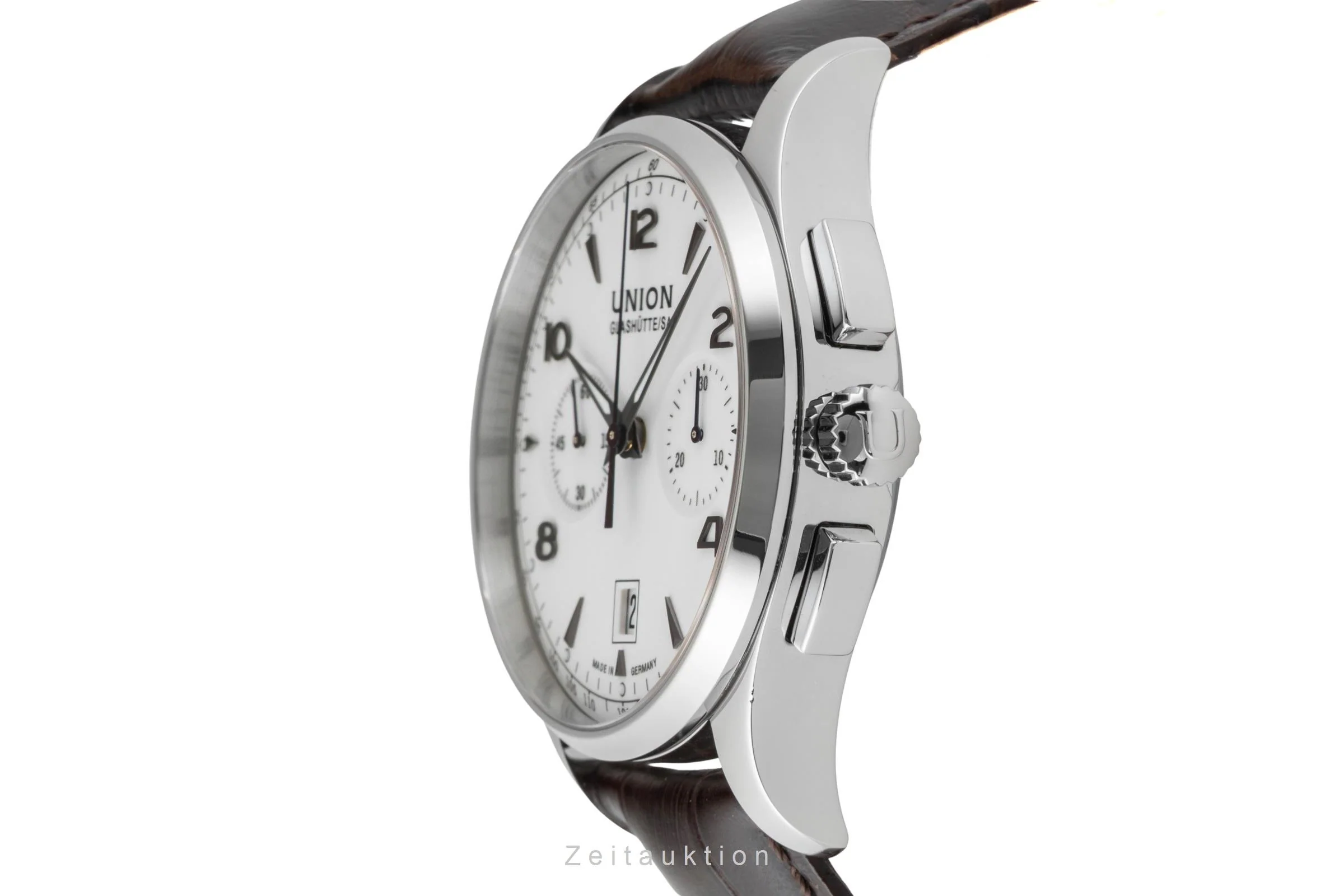 Union Glashütte Noramis chronograph steel automatic men's watch D008.427.16.017.00  [2600847] - Image 8