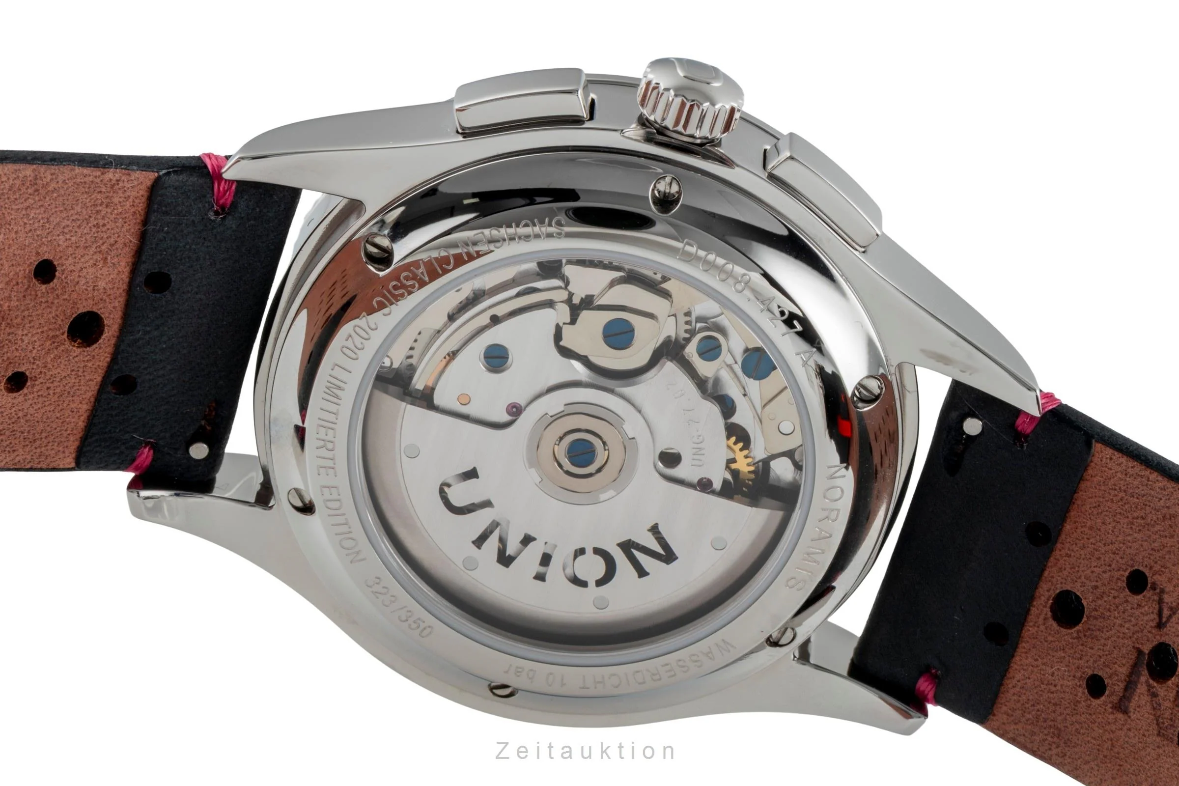 Union Glashütte Noramis chronograph steel automatic men's watch D008.427.16.421.09 Limited  [2506211] - Image 12