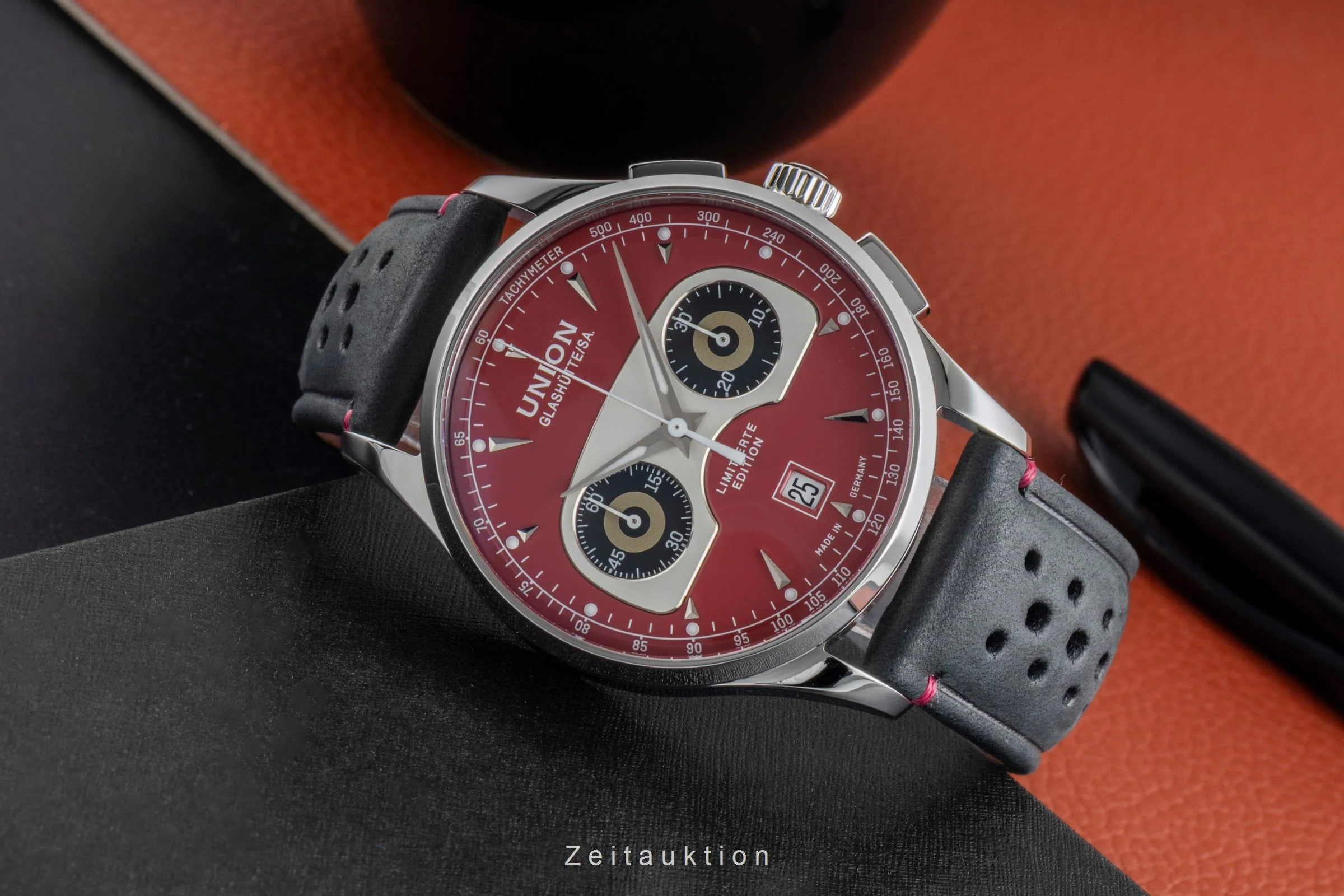 Union Glashütte Noramis chronograph steel automatic men's watch D008.427.16.421.09 Limited  [2506211] - Image 3