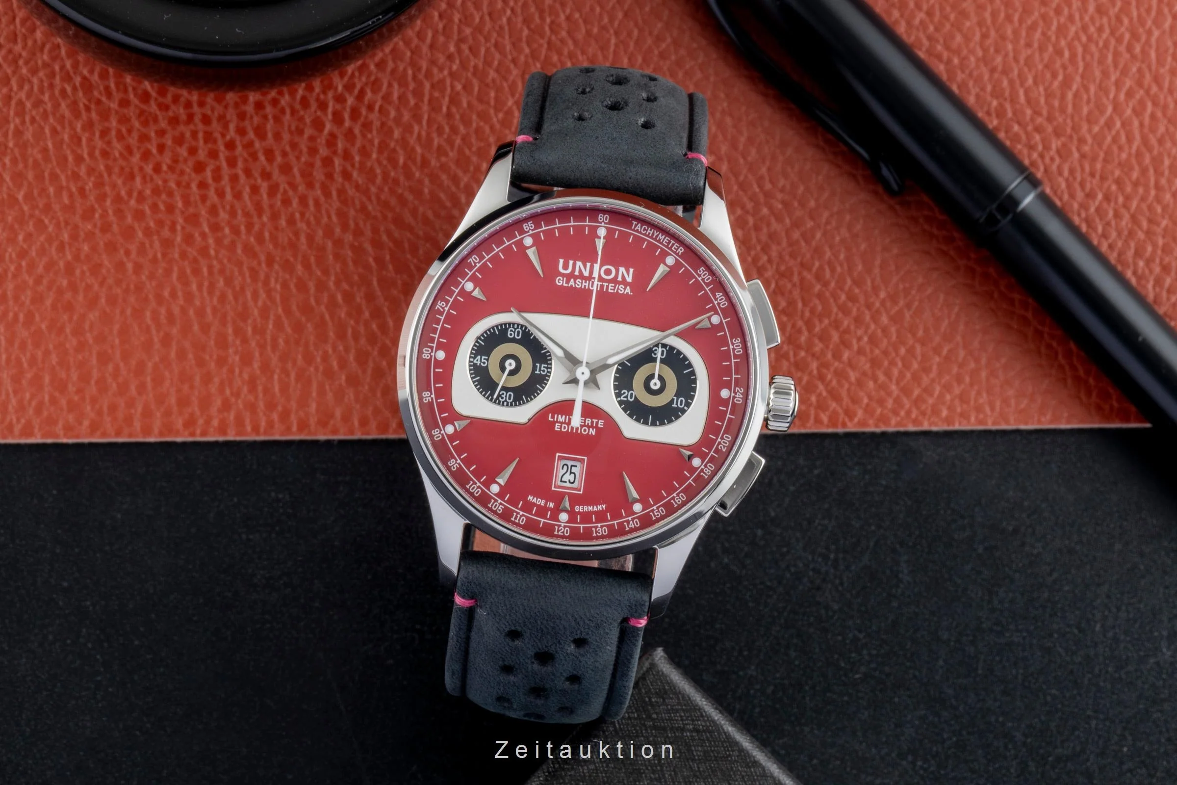 Union Glashütte Noramis chronograph steel automatic men's watch D008.427.16.421.09 Limited  [2506211] - Image 4