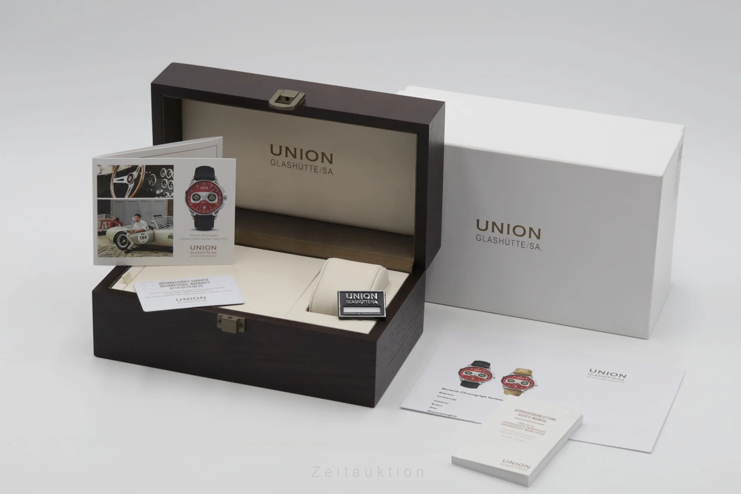 Union Glashütte Noramis chronograph steel automatic men's watch D008.427.16.421.09 Limited  [2506211] - Image 9