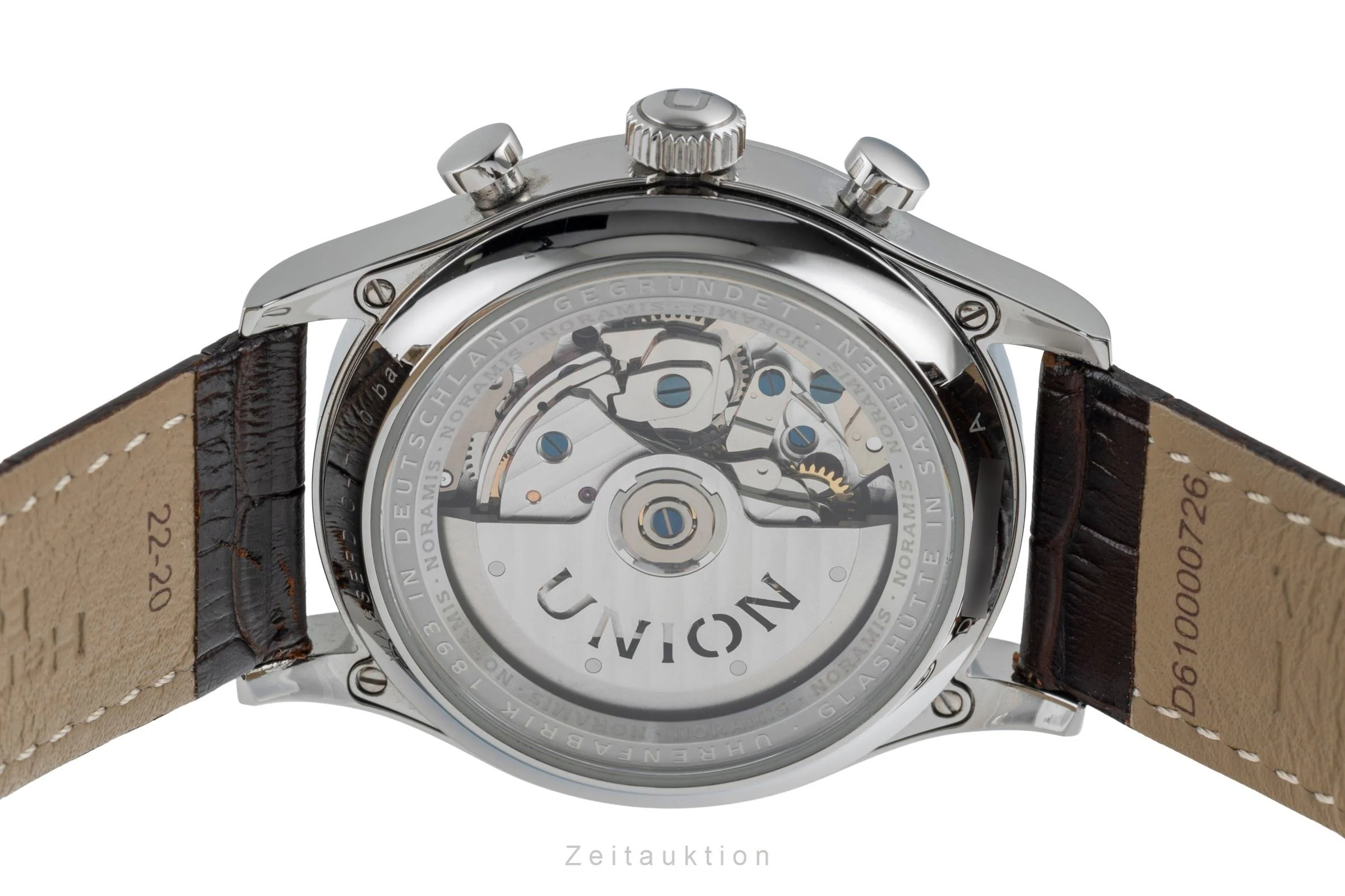 Union Glashütte Noramis chronograph steel automatic men's watch D012.427.16.037.01 LP: 3350EUR  [2505107] - Image 12