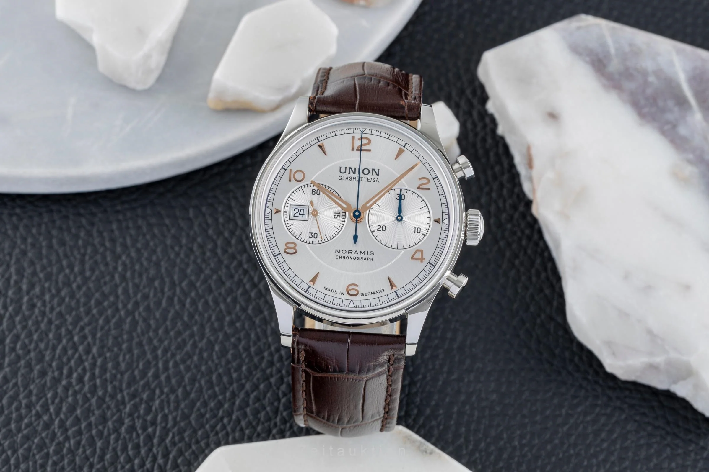 Union Glashütte Noramis chronograph steel automatic men's watch D012.427.16.037.01 LP: 3350EUR  [2505107] - Image 4