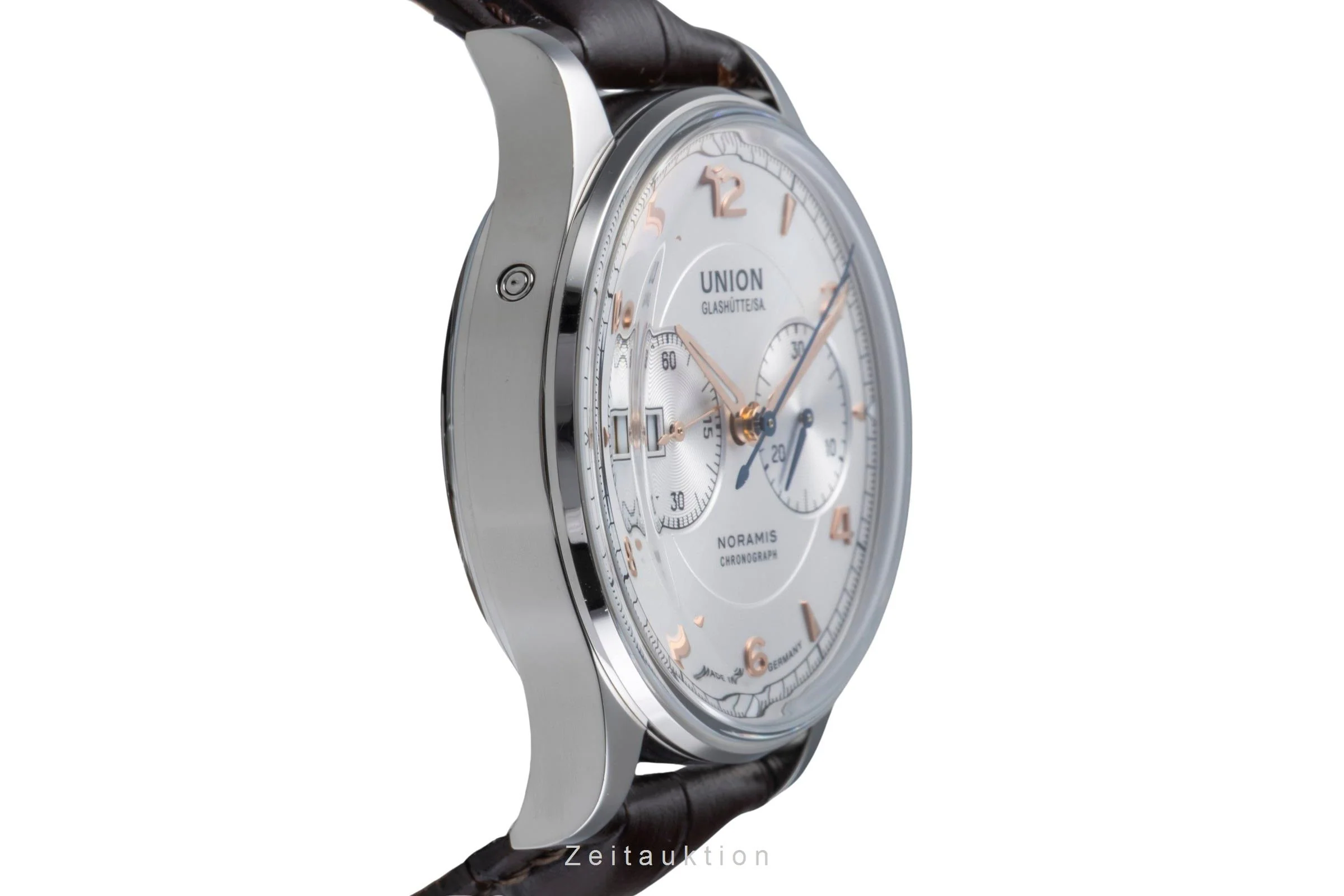 Union Glashütte Noramis chronograph steel automatic men's watch D012.427.16.037.01	  [2506170] - Image 8