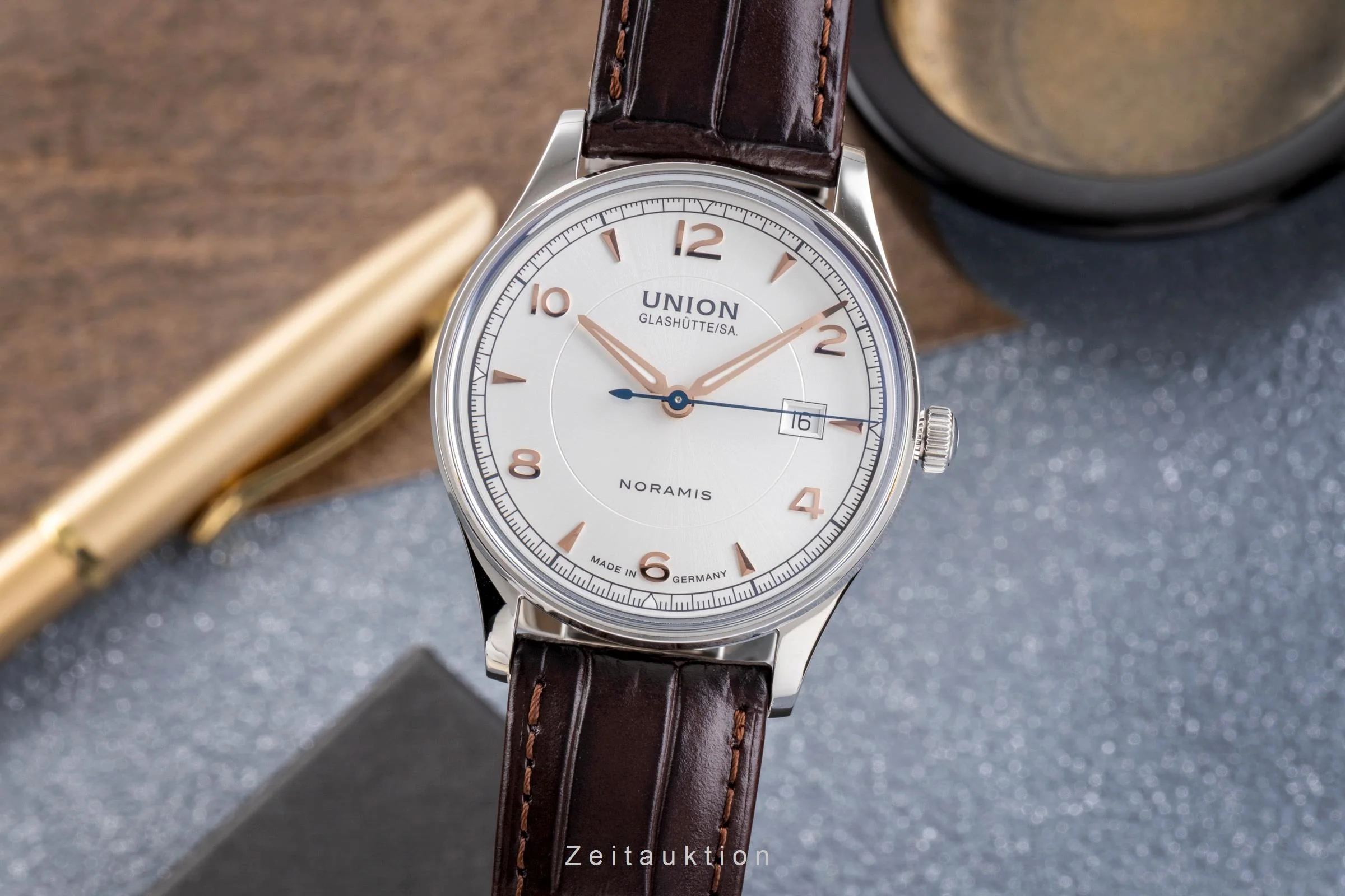 Union Glashütte Noramis steel automatic men's watch D016.407.16.037.01  [2505240] - Image 2