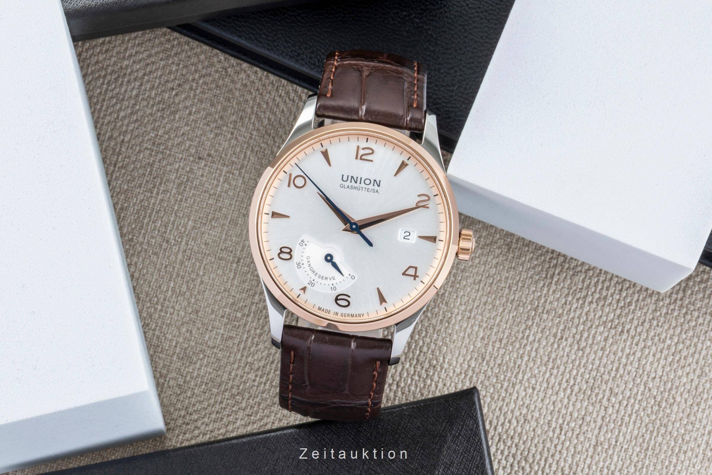 Union Glashütte Noramis steel / gold automatic men's watch D900.424.46.037.01  [2502105] - Image 4