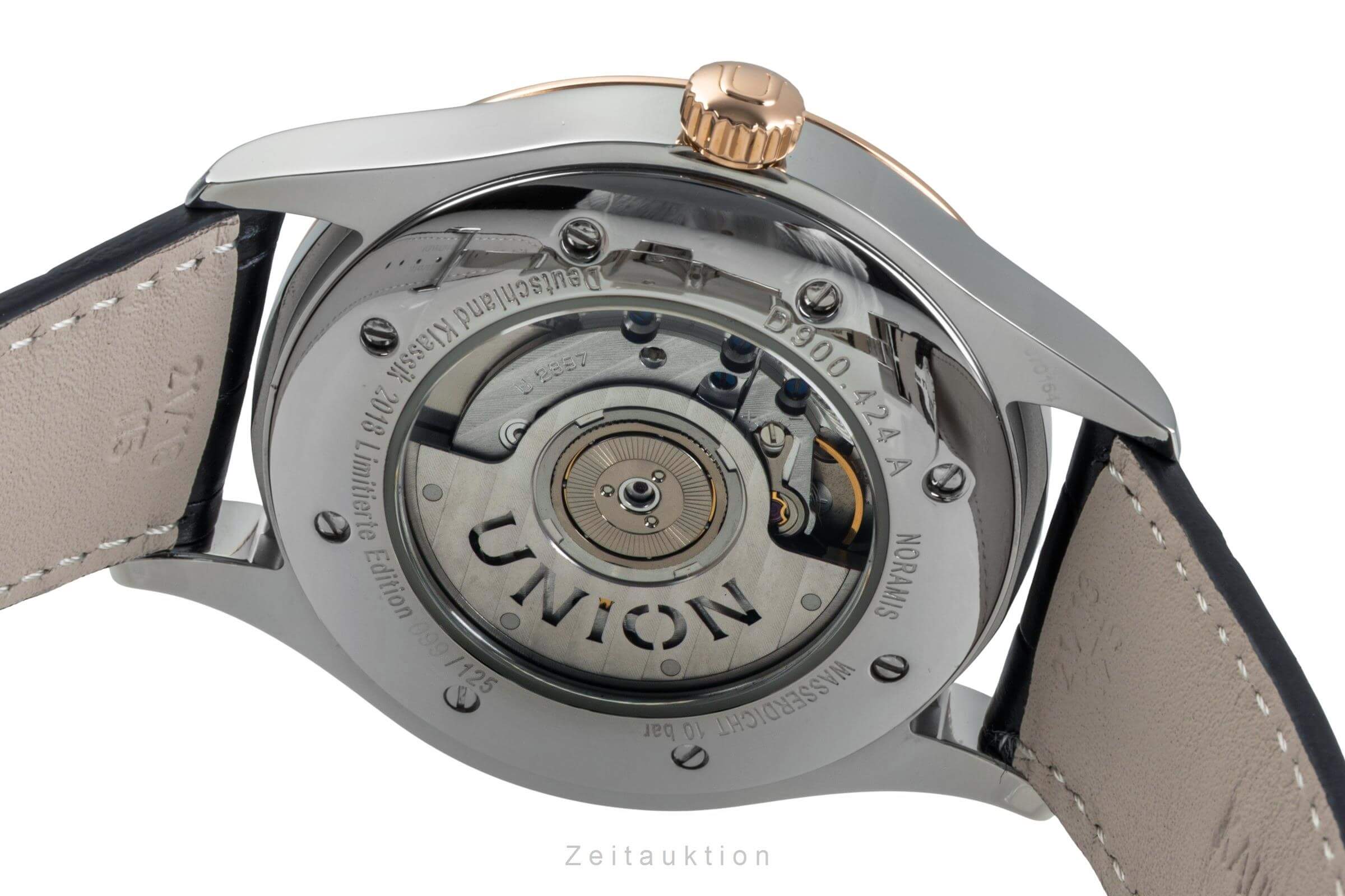 Union Glashütte Noramis steel / gold automatic men's watch D900.424.46.057.09 Limited  [2502101] - Image 10