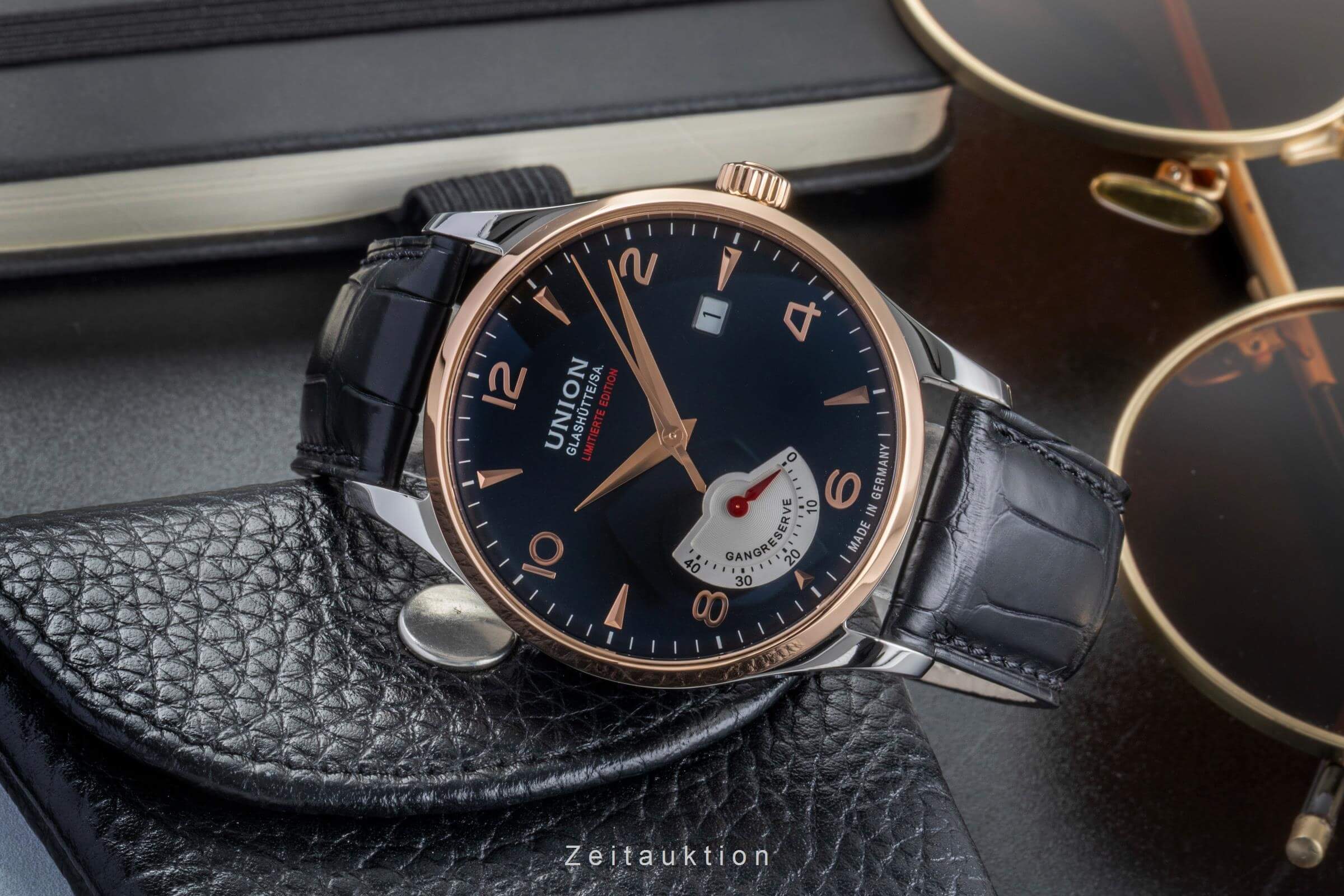 Union Glashütte Noramis steel / gold automatic men's watch D900.424.46.057.09 Limited  [2502101] - Image 3