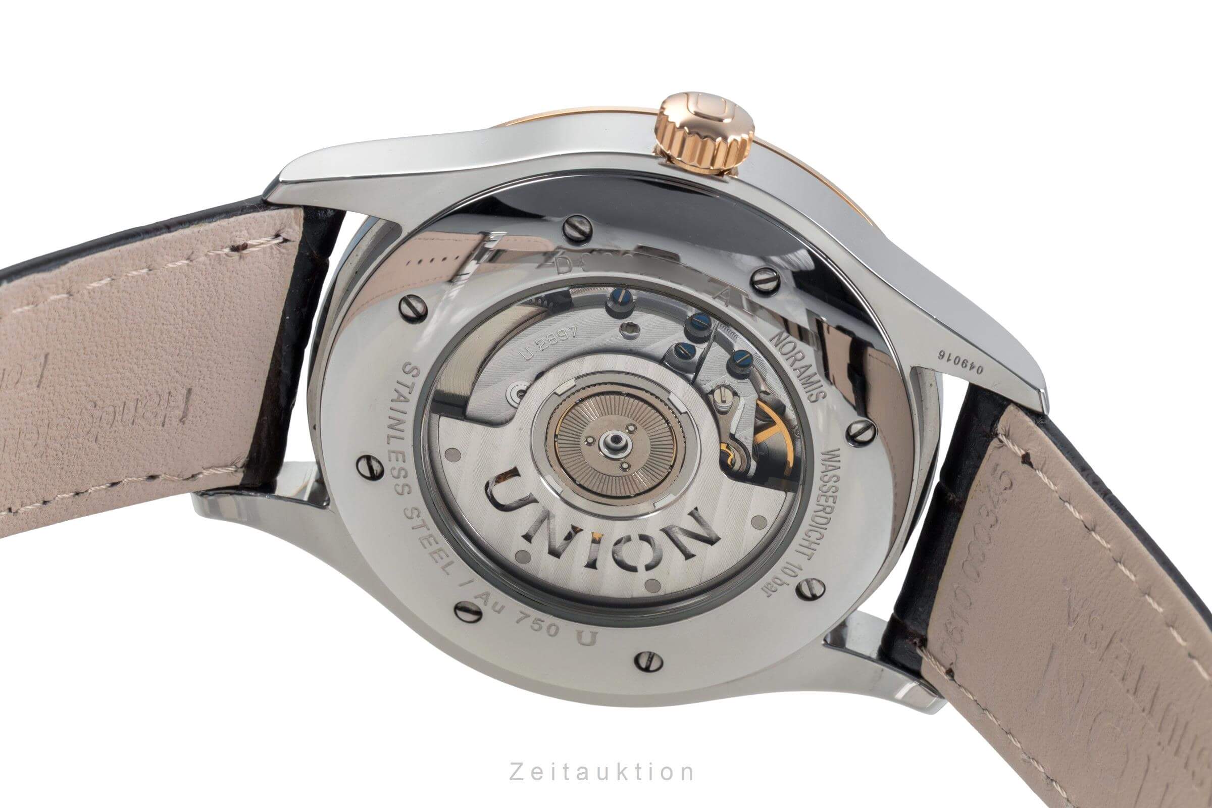 Union Glashütte Noramis steel / gold automatic men's watch D900.424.66.037.01  [2501560] - Image 10