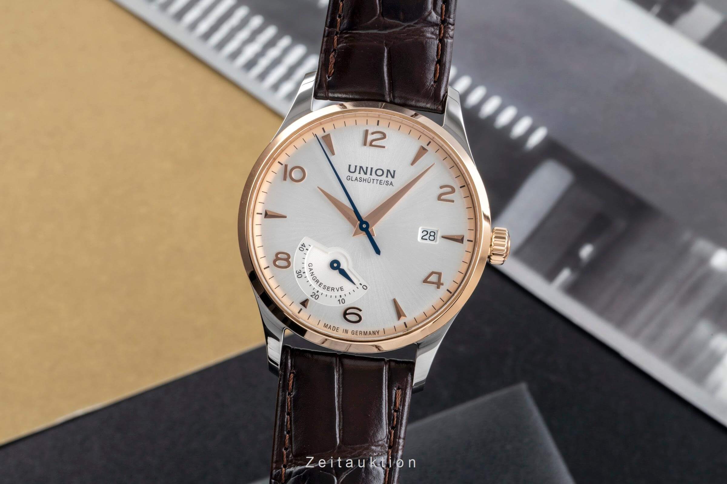 Union Glashütte Noramis steel / gold automatic men's watch D900.424.66.037.01  [2501560] - Image 2