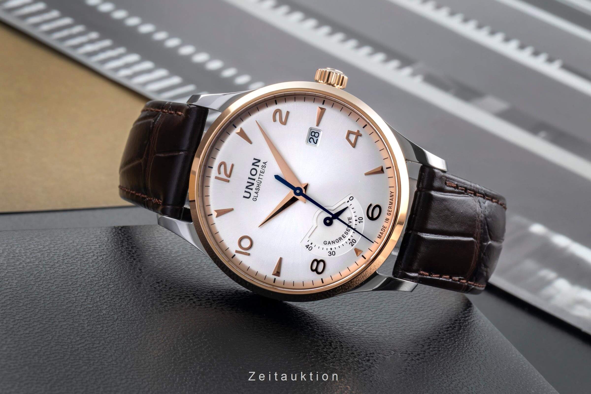Union Glashütte Noramis steel / gold automatic men's watch D900.424.66.037.01  [2501560] - Image 3
