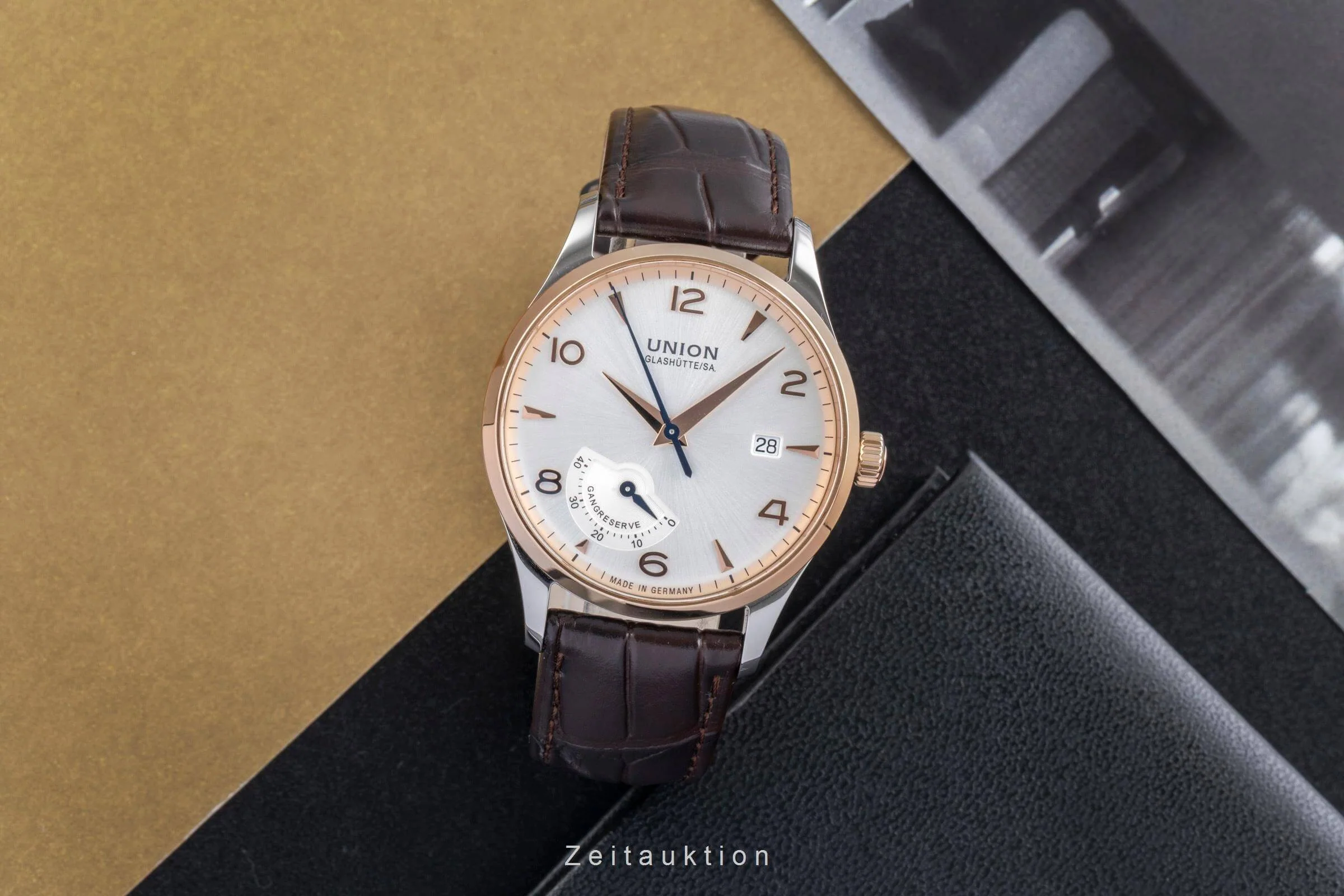 Union Glashütte Noramis steel / gold automatic men's watch D900.424.66.037.01  [2501560] - Image 4