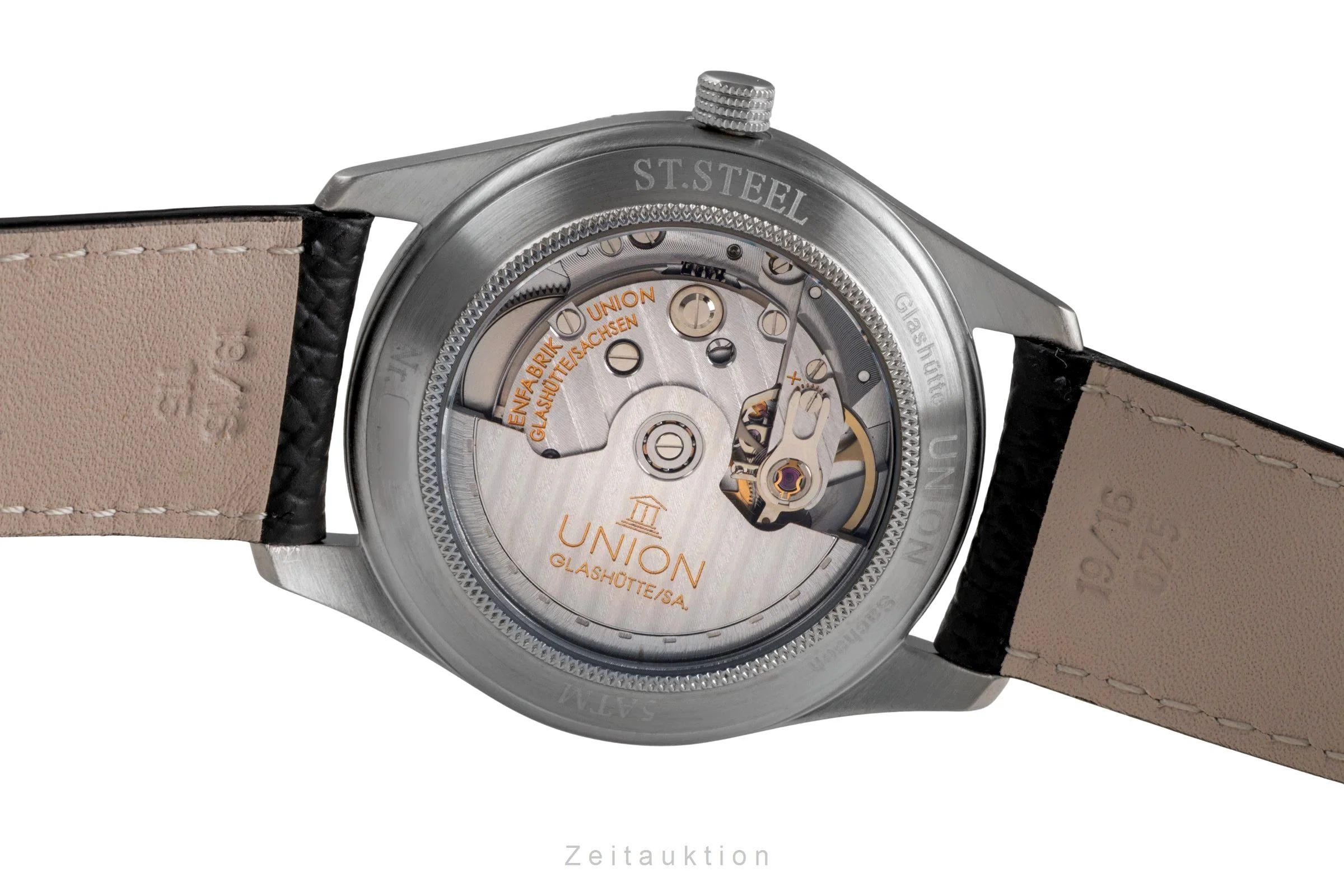 Union Glashütte steel automatic men's watch  [2503896] - Image 12