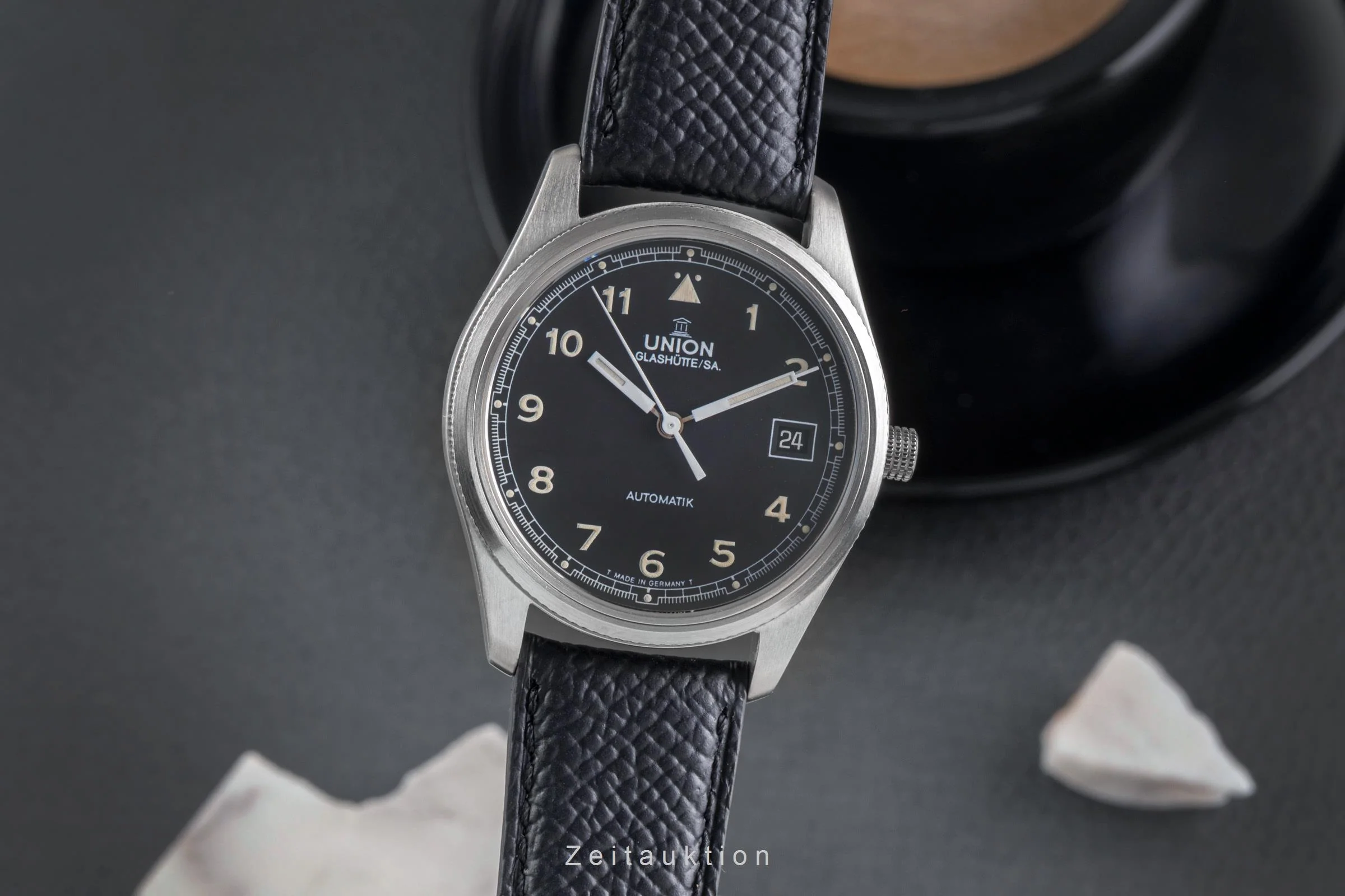 Union Glashütte steel automatic men's watch  [2503896] - Image 2