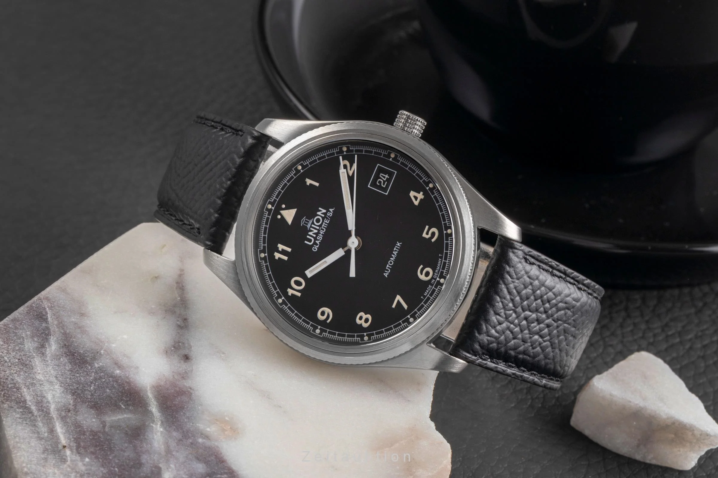 Union Glashütte steel automatic men's watch  [2503896] - Image 3