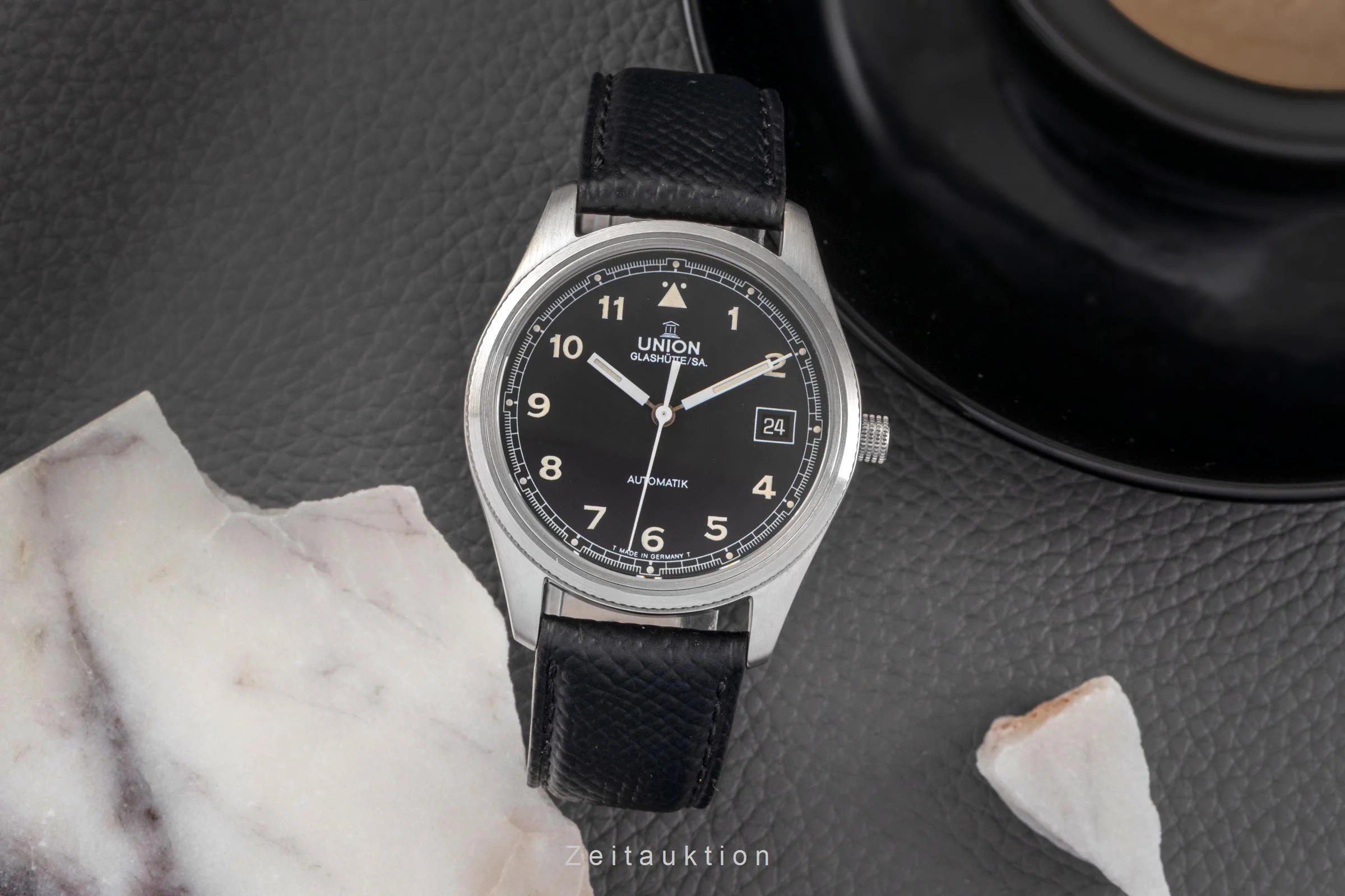 Union Glashütte steel automatic men's watch  [2503896] - Image 4