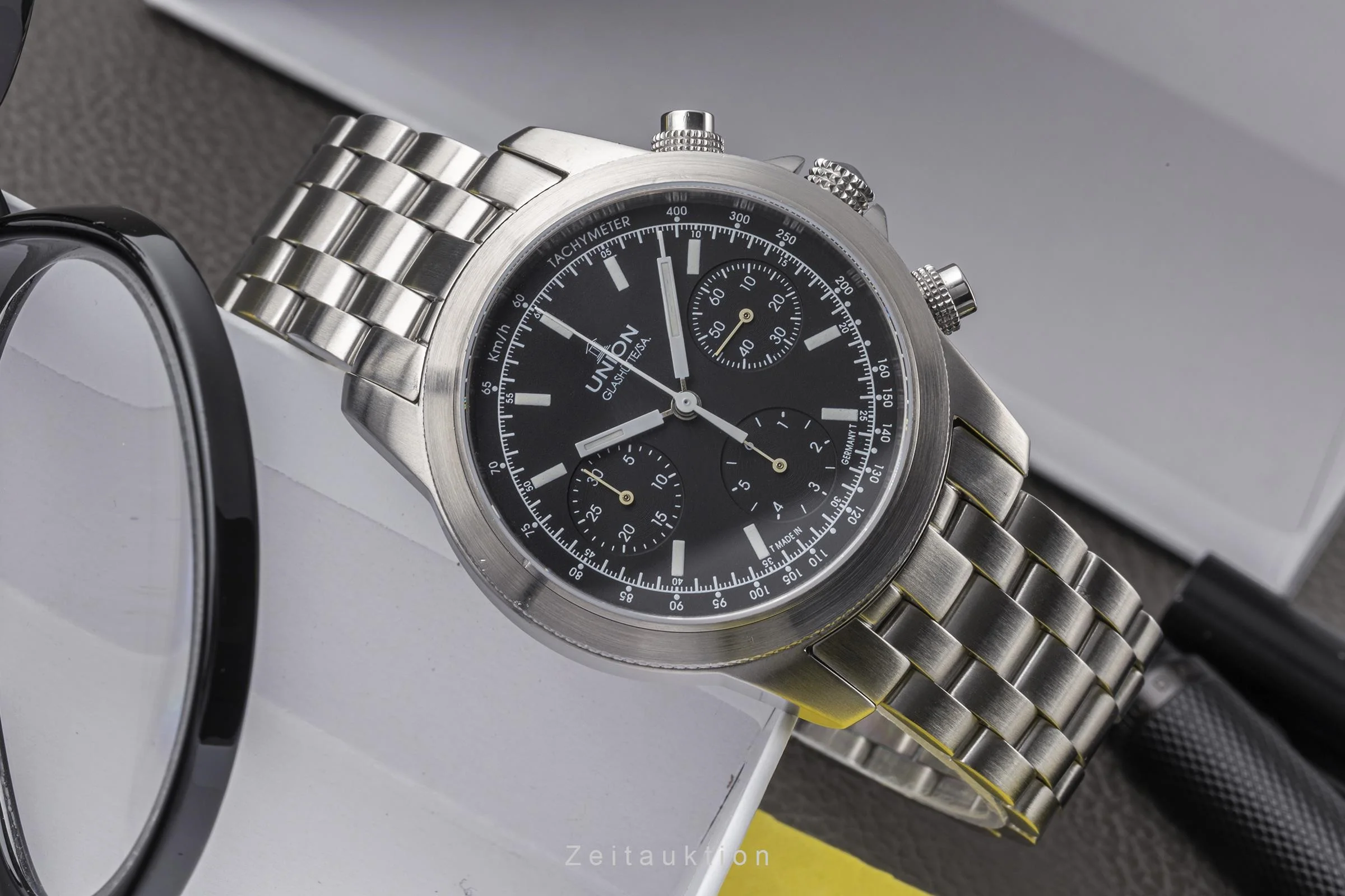 Union Glashütte Tradition Flieger chronograph steel automatic men's watch 2631074710  [2303223] - Image 2