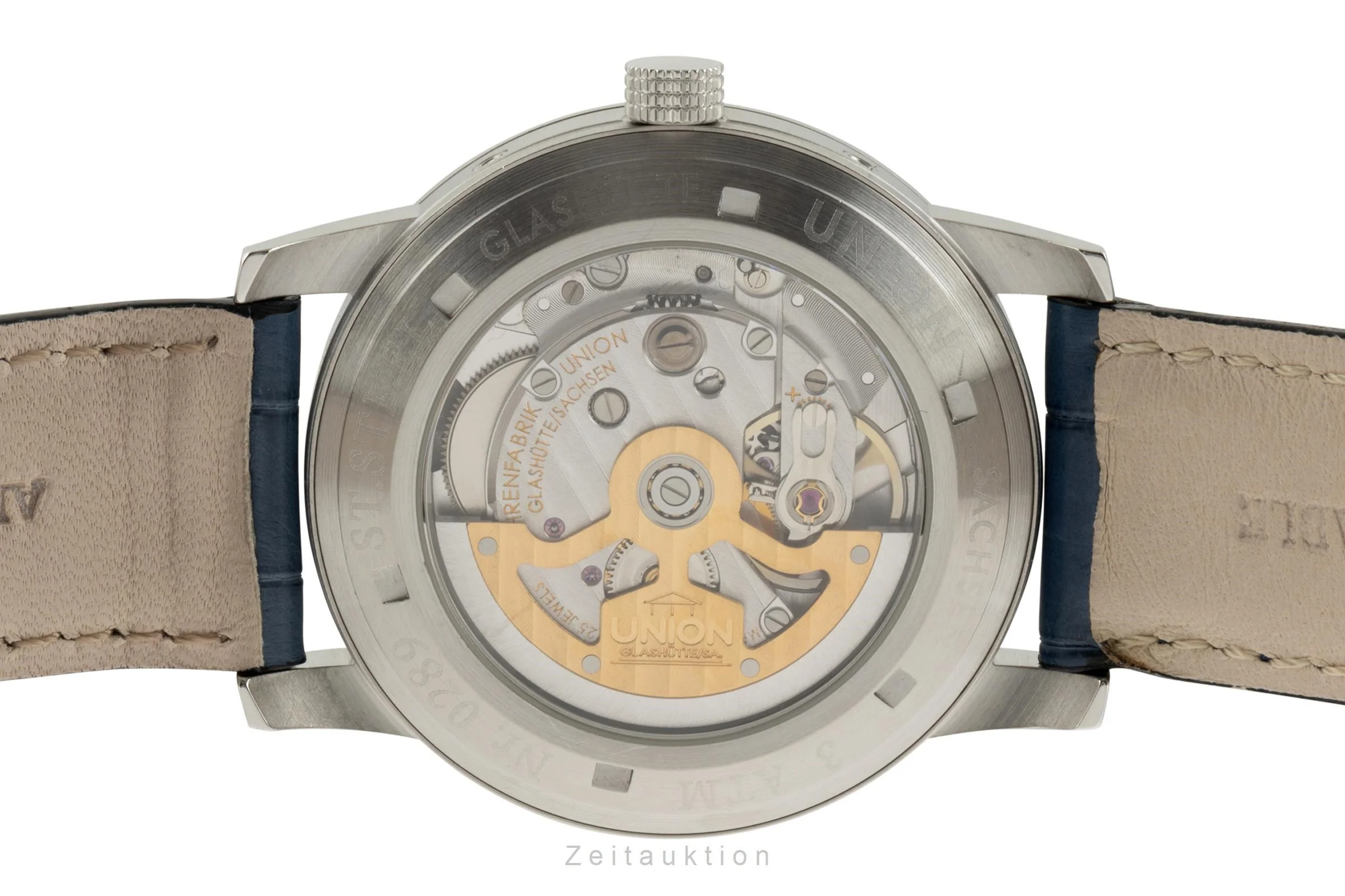 Union Glashütte Tradition Vollkalender steel automatic men's watch 26-41-01-02-10  [2305505] - Image 10