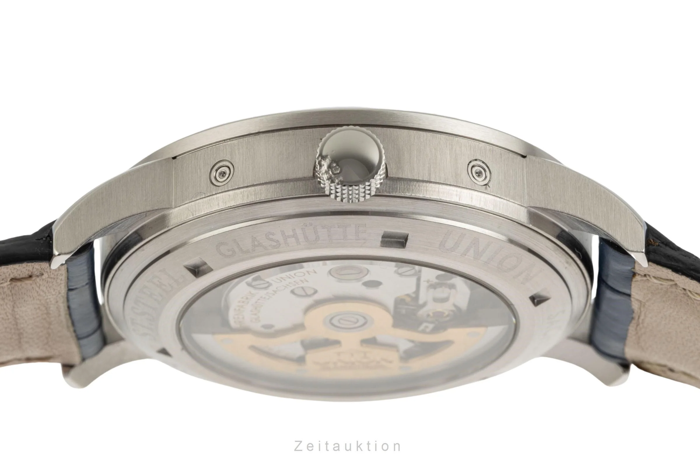 Union Glashütte Tradition Vollkalender steel automatic men's watch 26-41-01-02-10  [2305505] - Image 11