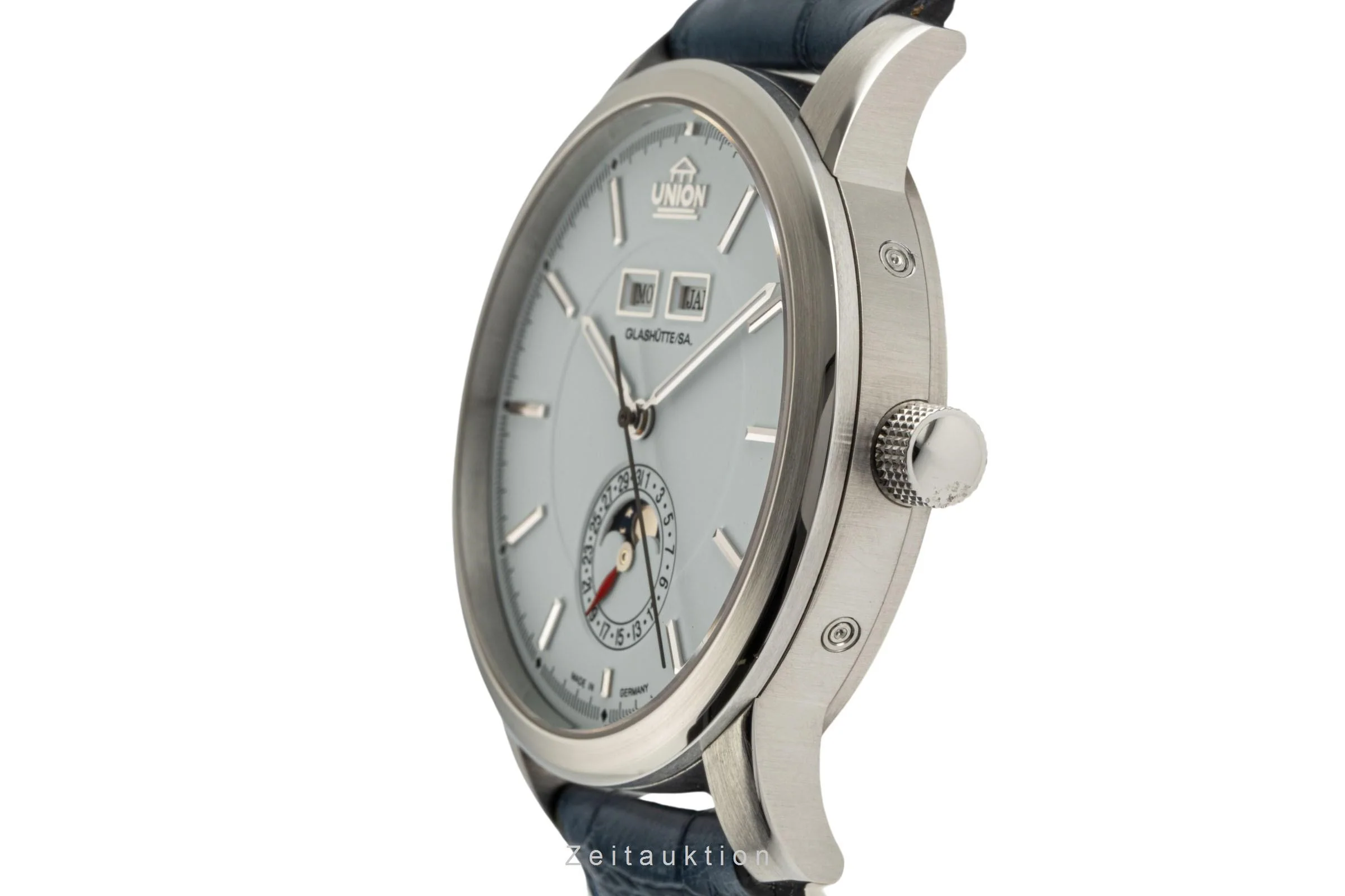 Union Glashütte Tradition Vollkalender steel automatic men's watch 26-41-01-02-10  [2305505] - Image 6