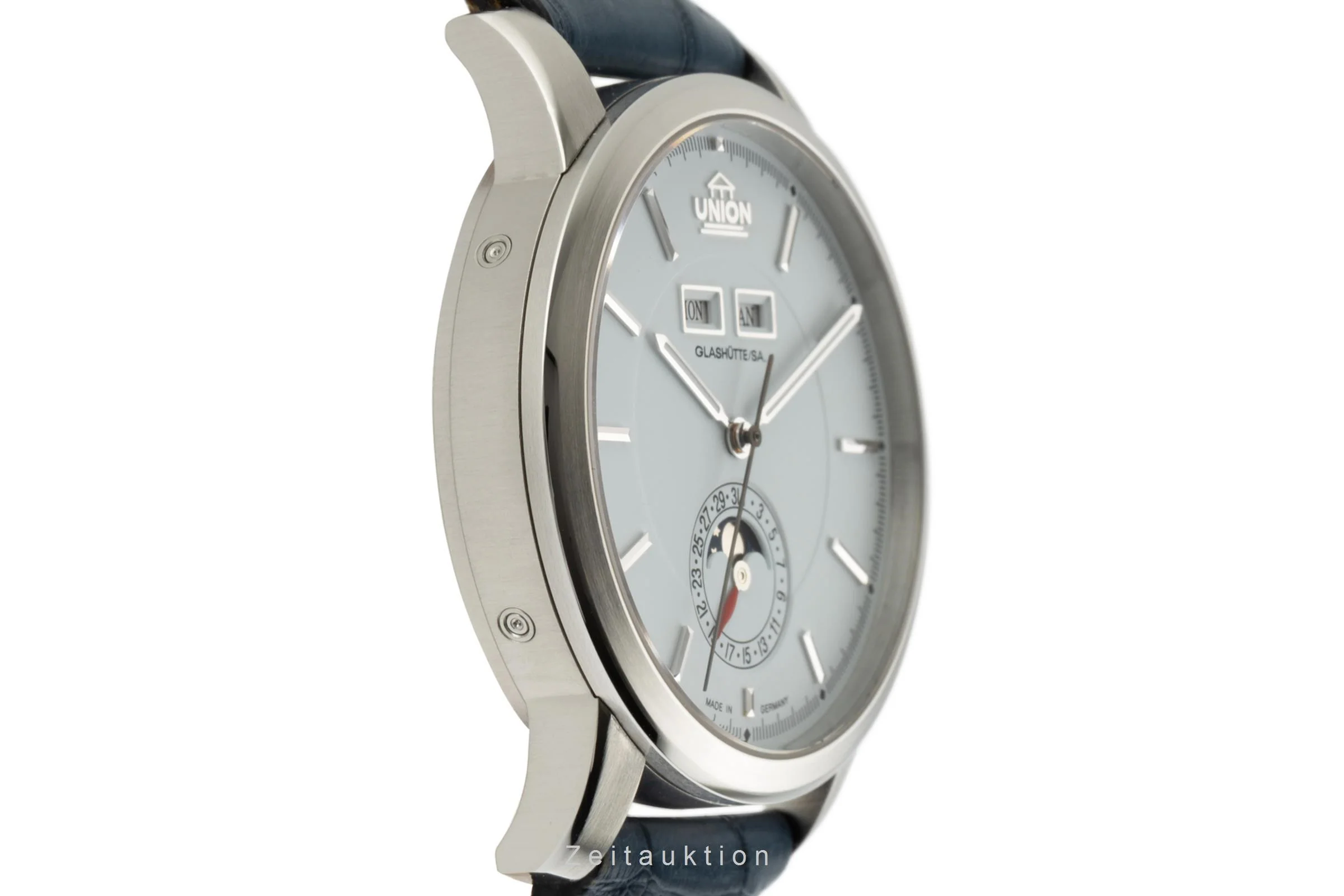 Union Glashütte Tradition Vollkalender steel automatic men's watch 26-41-01-02-10  [2305505] - Image 7