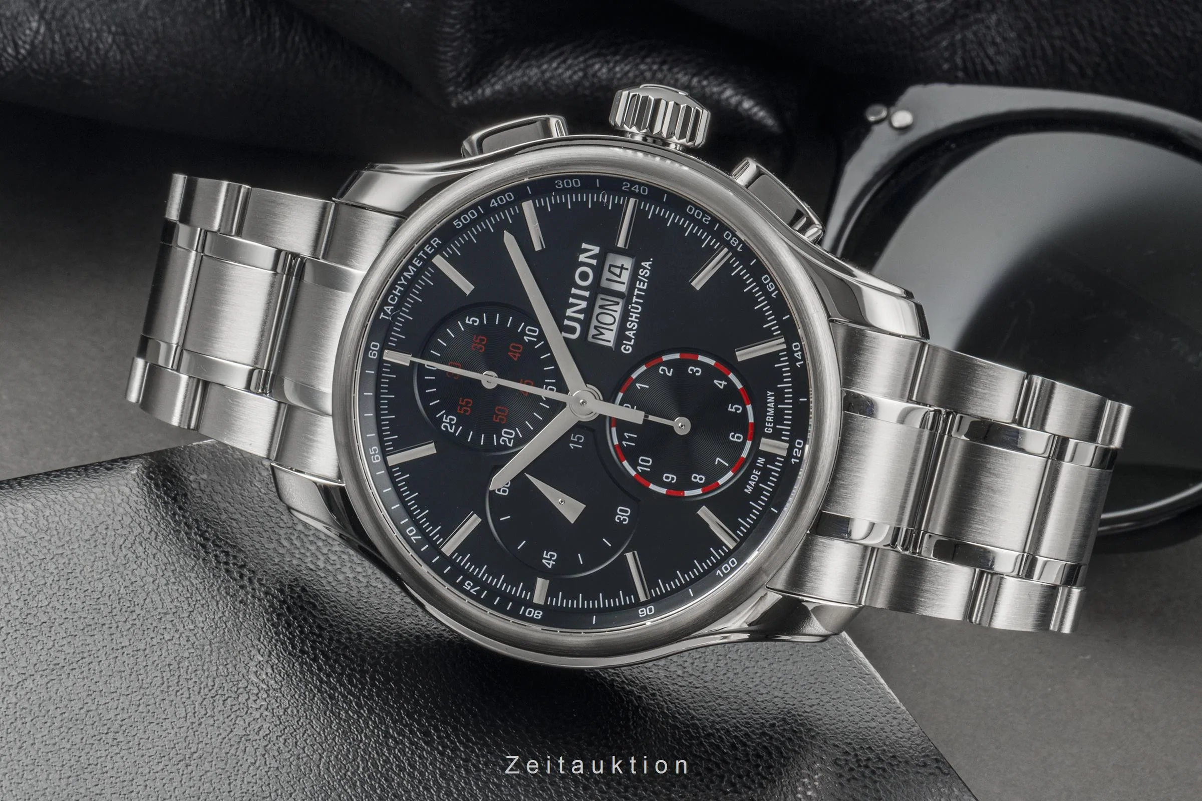 Union Glashütte Viro chronograph steel automatic men's watch D001.414A LP: 2550EUR  [2304246] - Image 2