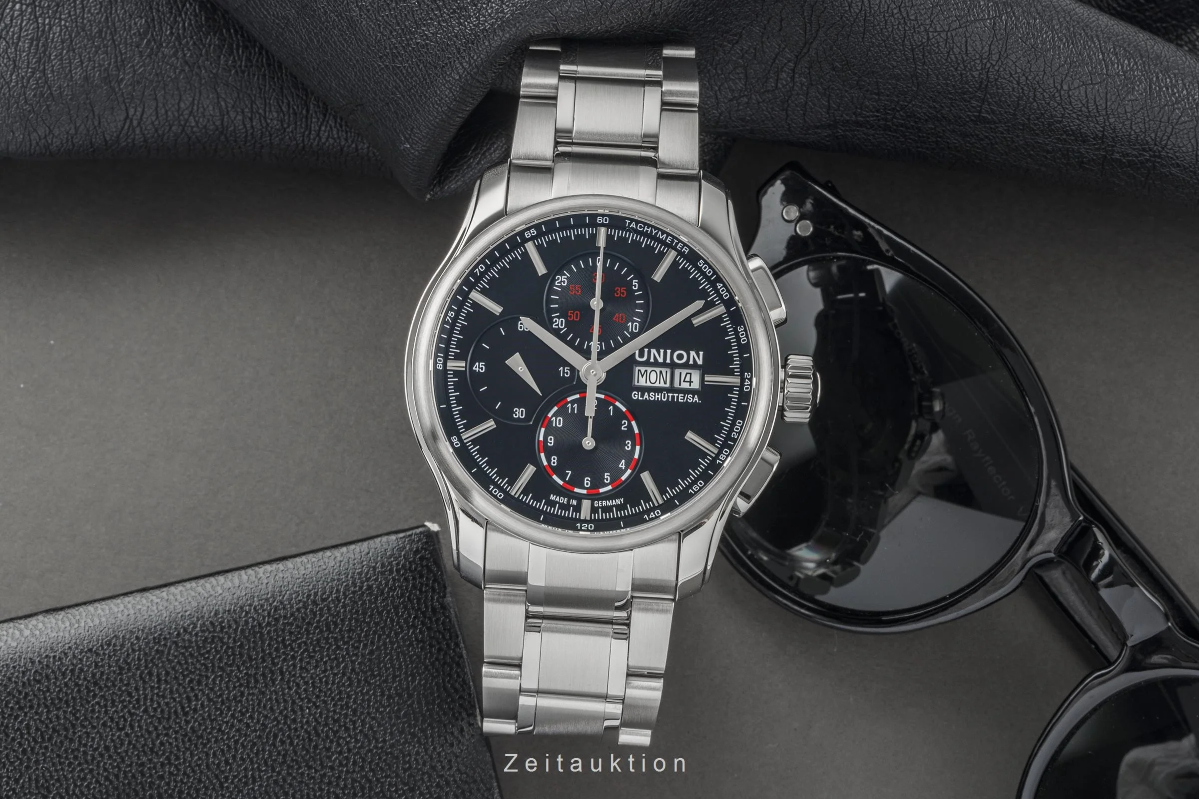 Union Glashütte Viro chronograph steel automatic men's watch D001.414A LP: 2550EUR  [2304246] - Image 3