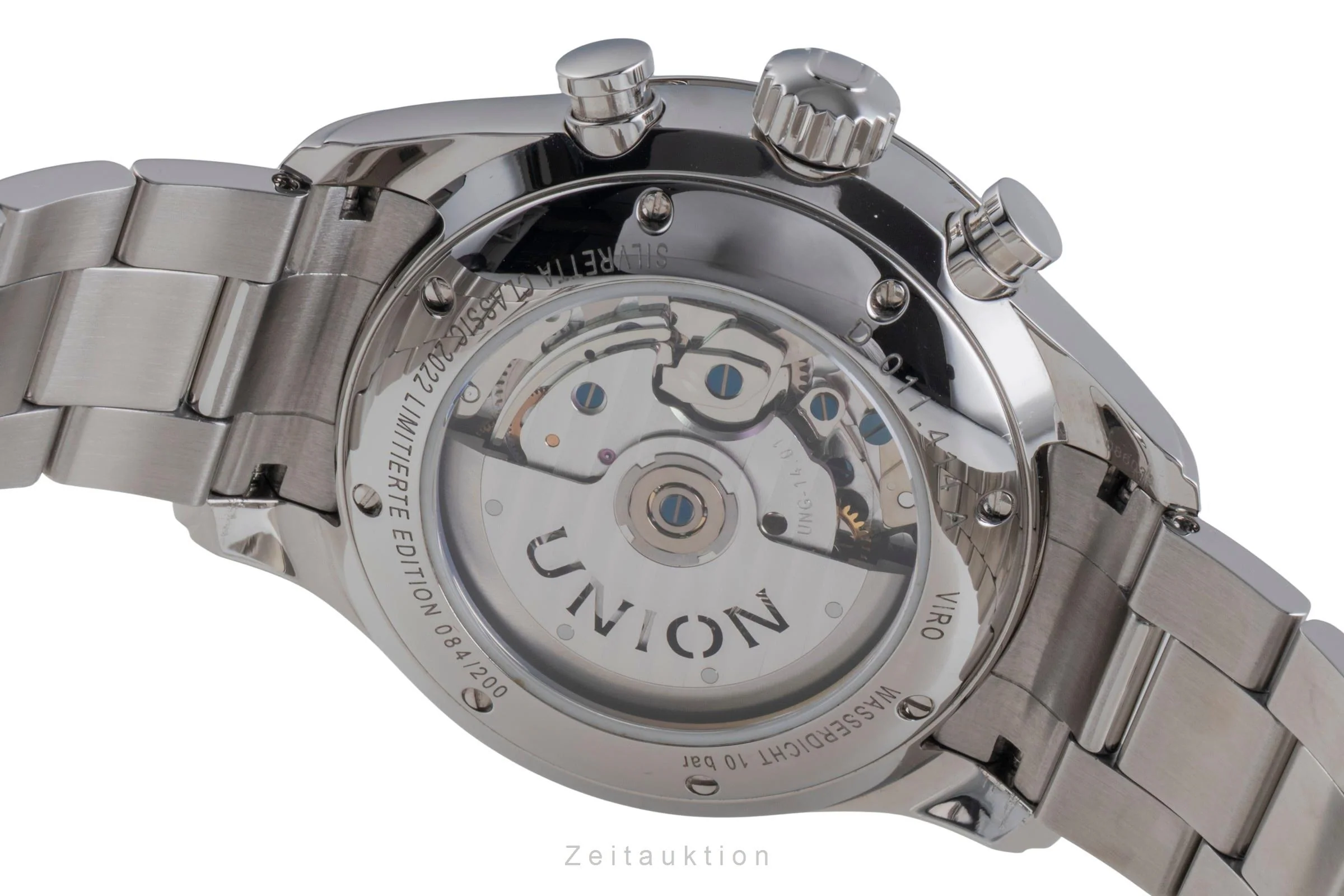 Union Glashütte Viro chronograph steel automatic men's watch D011.414.16.010.09 Limited  [2600256] - Image 12