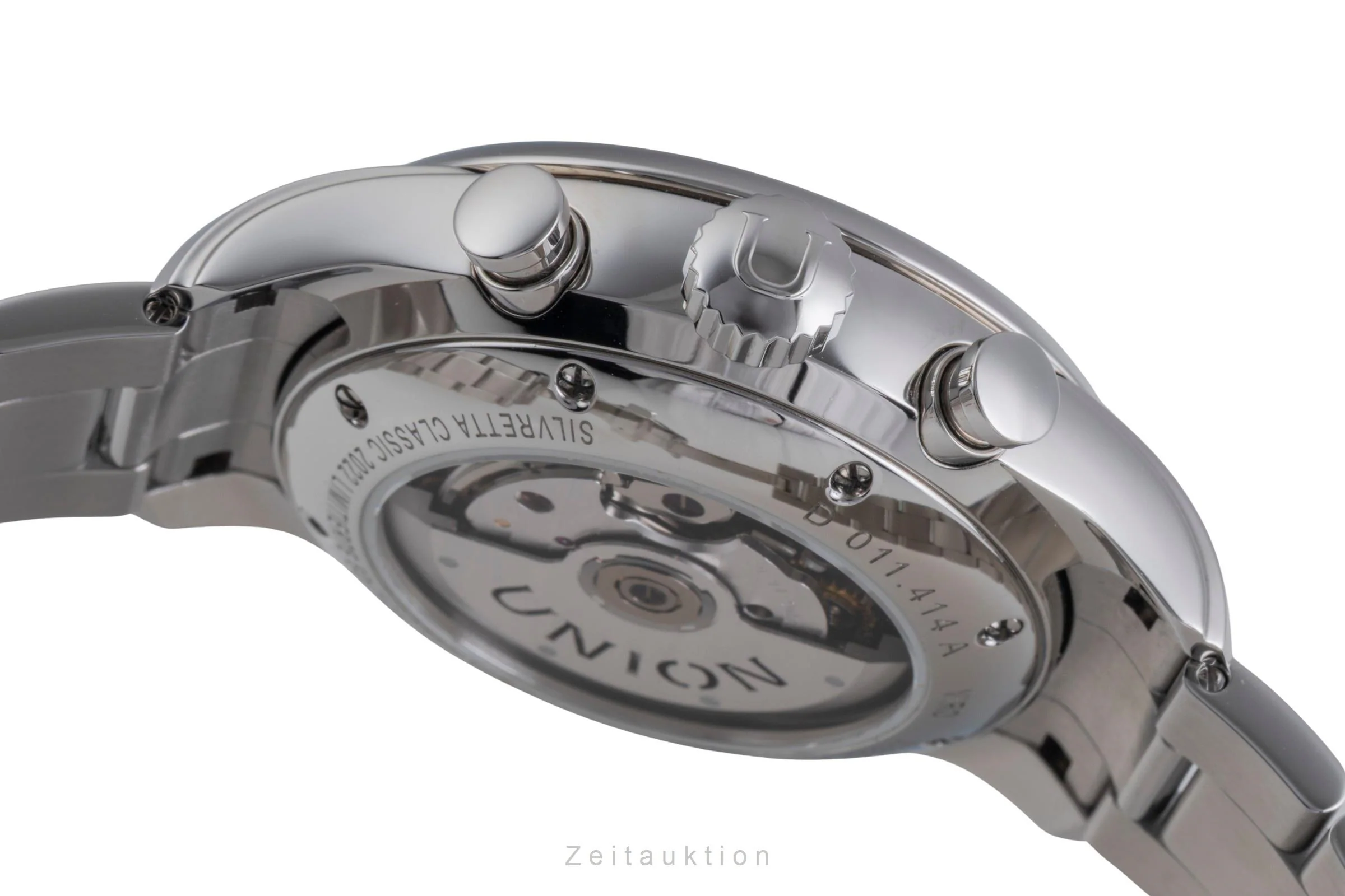 Union Glashütte Viro chronograph steel automatic men's watch D011.414.16.010.09 Limited  [2600256] - Image 13